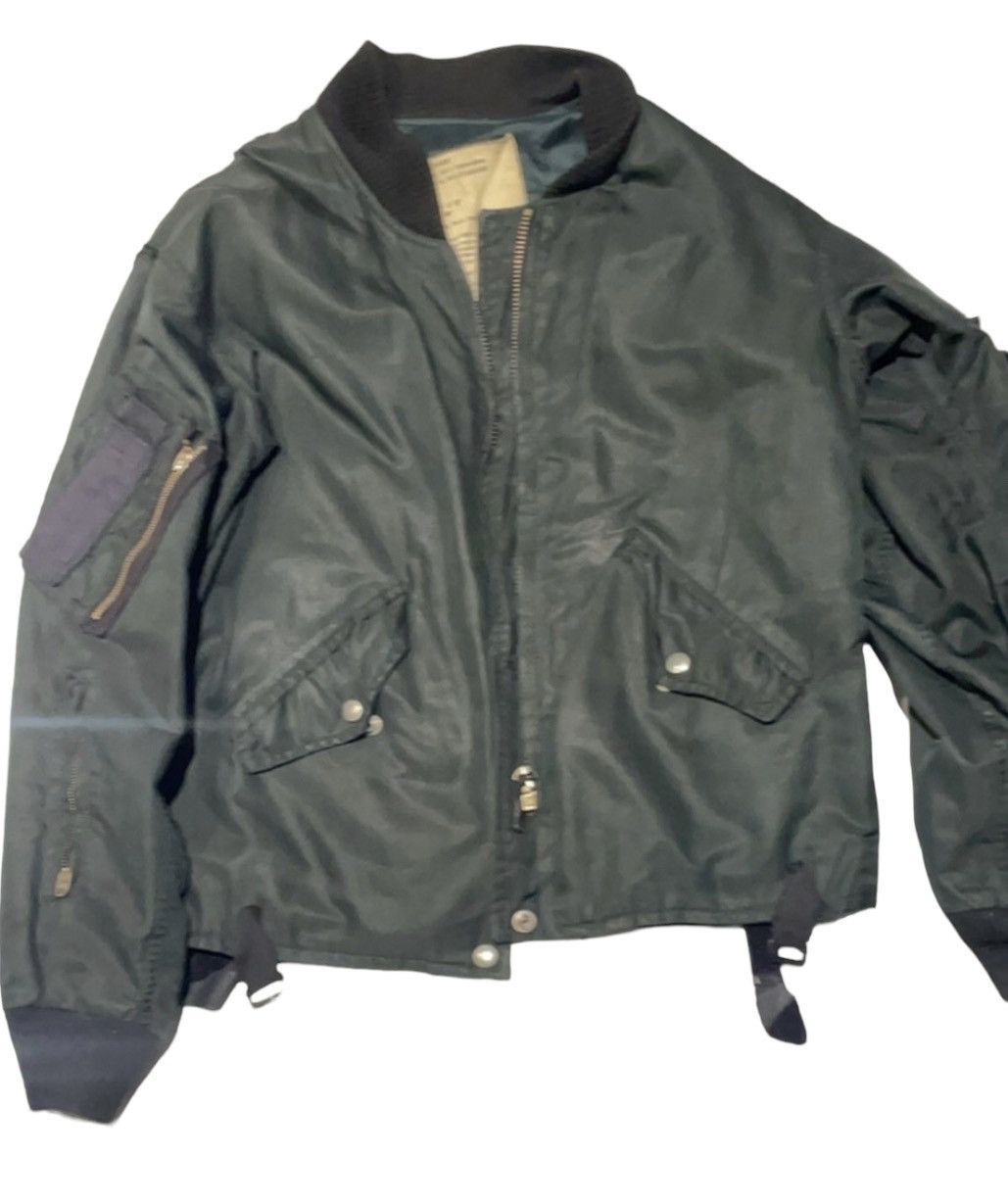 Vintage 90s Authentic Military flight Jacket Cropped fit