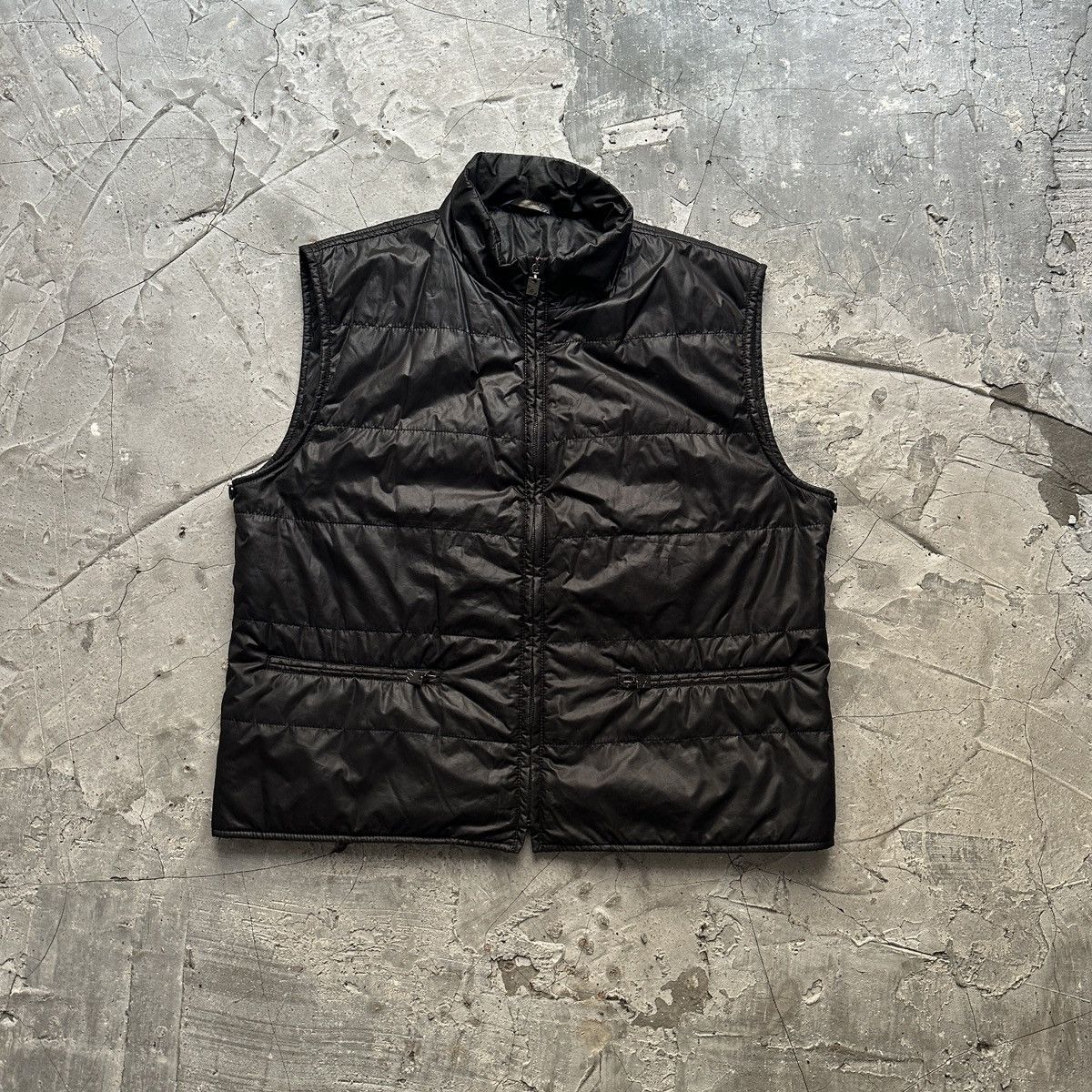 Trussardi Trussardi Puff Black Vest Size US XL / EU 56 / 4 - 1 Thumbnail