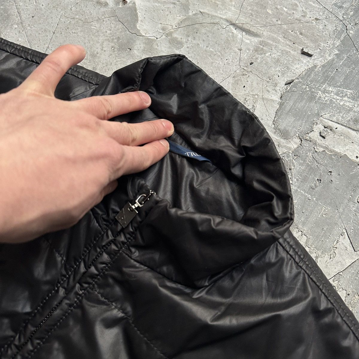 Trussardi Trussardi Puff Black Vest Size US XL / EU 56 / 4 - 3 Thumbnail