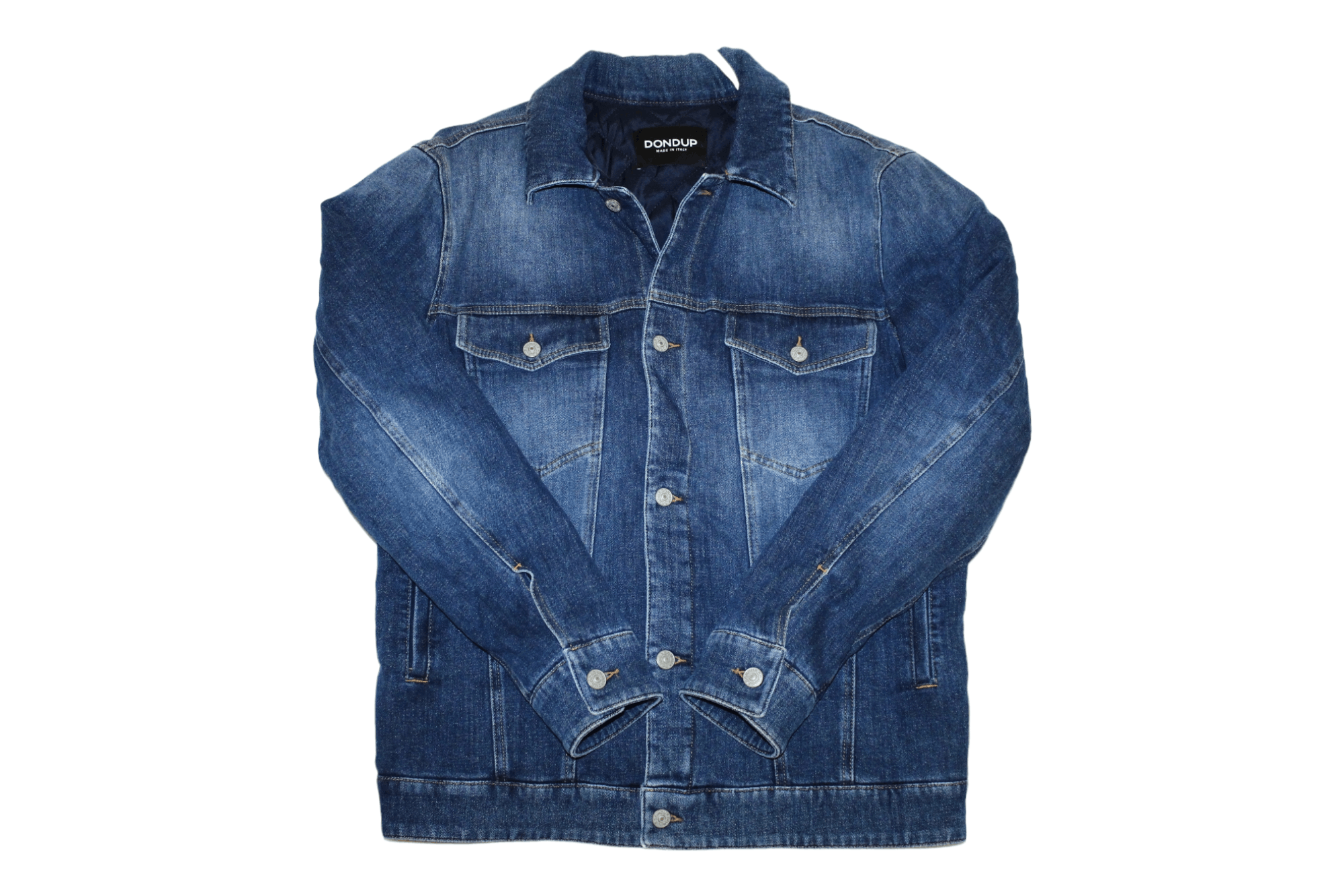 Dondup Dondup Wash Faded Denim Padded Jacket quilted lined Size US M / EU 48-50 / 2 - 1 Preview
