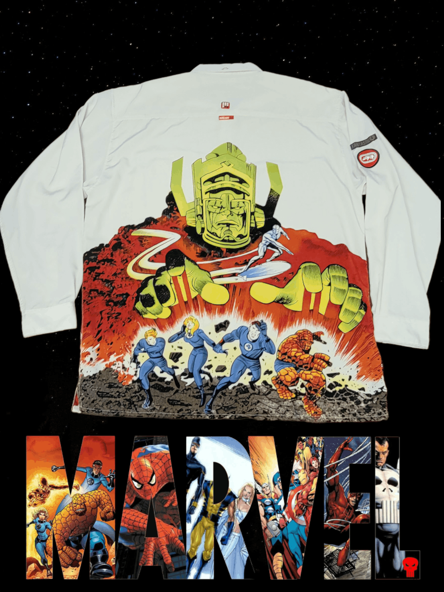 Marvel Comics Rare Vintage Ecko Unltd. Marvel Fantastic 4 XL L/S Shirt Size US XL / EU 56 / 4 - 9 Preview