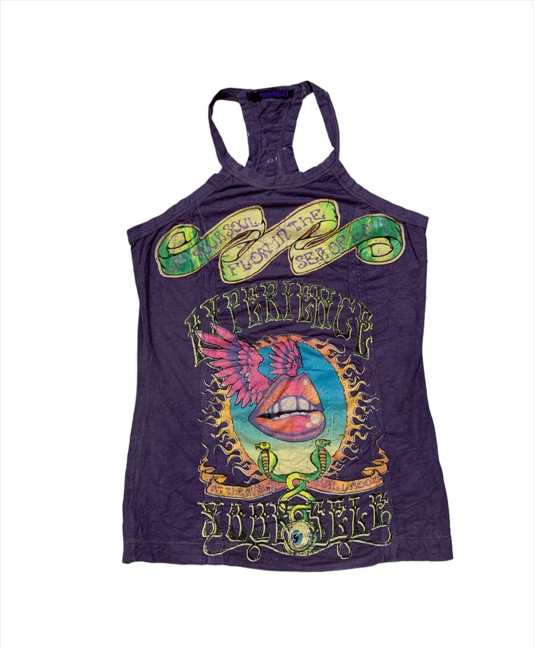 Miss Sixty Double Sided Printed Tank Tops