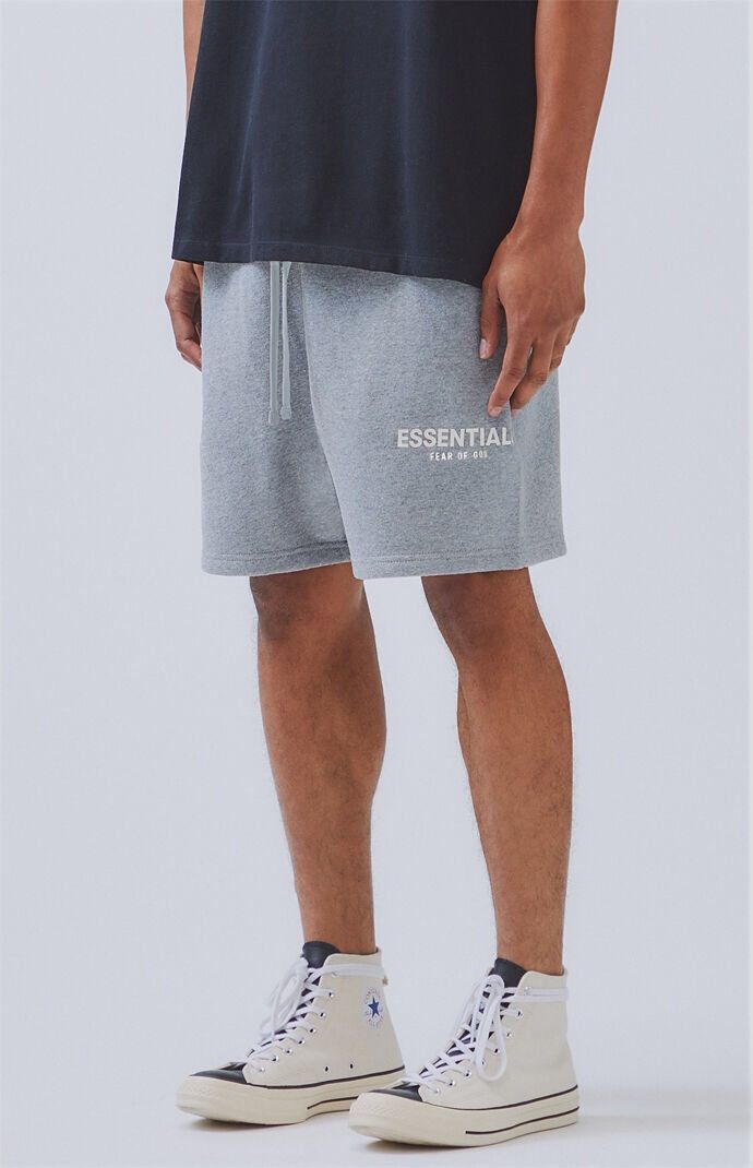 Pacsun FW2019 Fear Of God Essentials Sweat Shorts Grey | Grailed