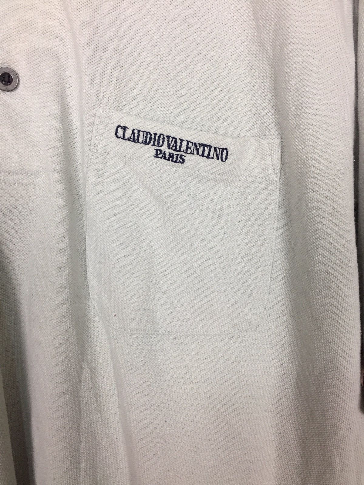 Other CLAUDIO VALENTINO EMBROIDERY POLO TEE #17-7 Size US M / EU 48-50 / 2 - 3 Thumbnail