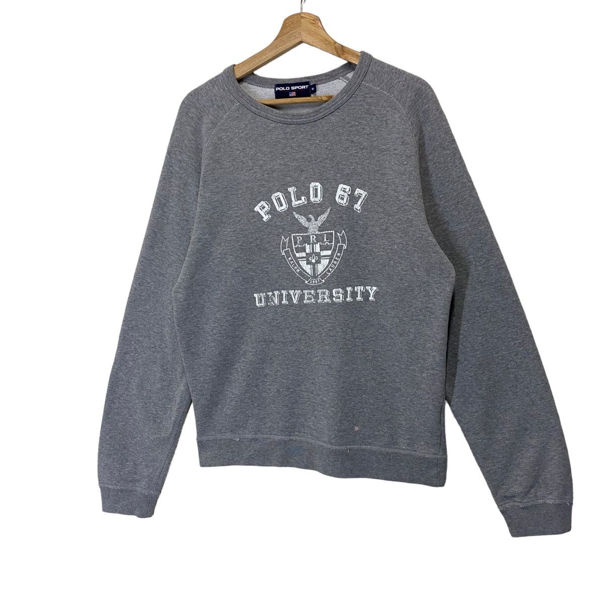 Polo Ralph Lauren Vintage Polo Sport Polo 61 University Big Logo Crewneck Size US M / EU 48-50 / 2 - 3 Thumbnail