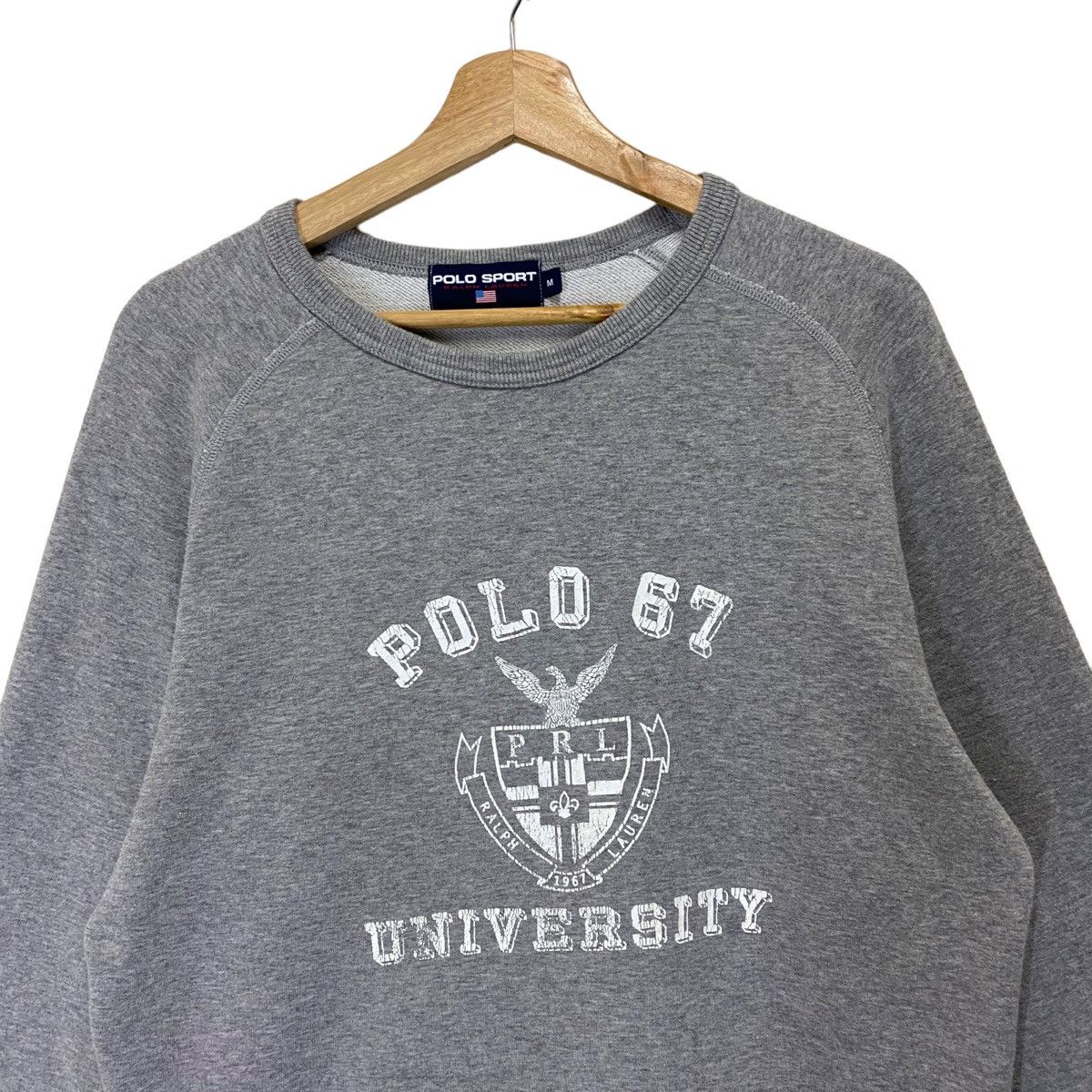 Polo Ralph Lauren Vintage Polo Sport Polo 61 University Big Logo Crewneck Size US M / EU 48-50 / 2 - 4 Thumbnail