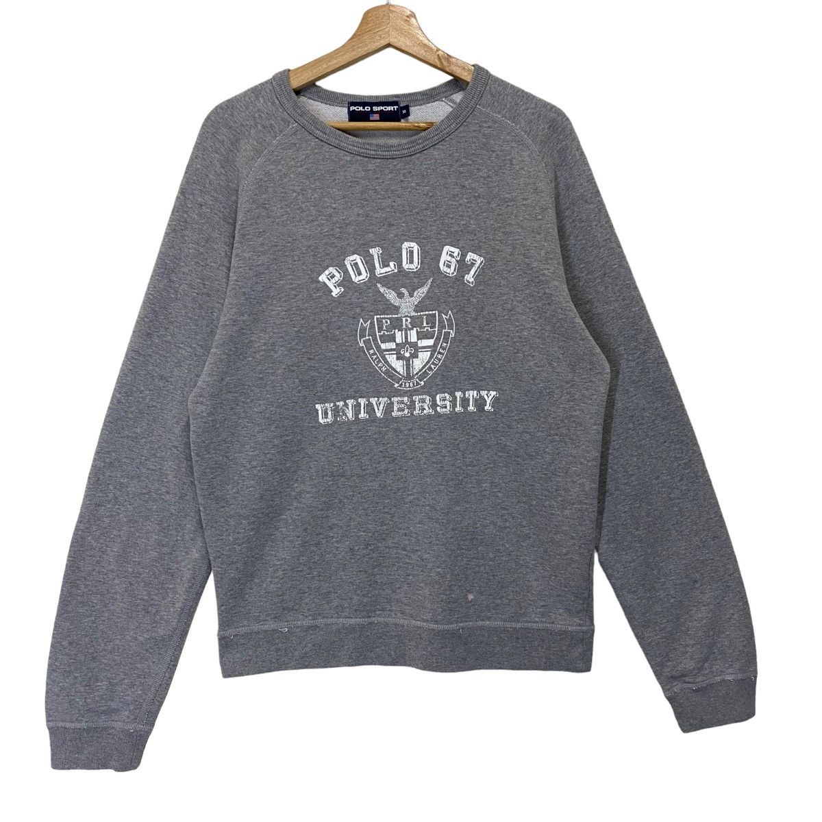 Polo Ralph Lauren Vintage Polo Sport Polo 61 University Big Logo Crewneck Size US M / EU 48-50 / 2 - 1 Thumbnail