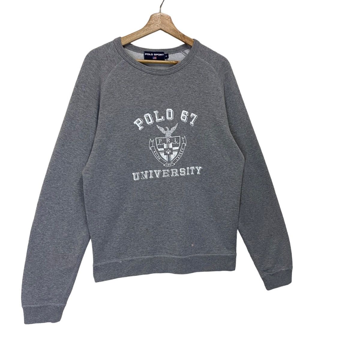 Polo Ralph Lauren Vintage Polo Sport Polo 61 University Big Logo Crewneck Size US M / EU 48-50 / 2 - 2 Thumbnail