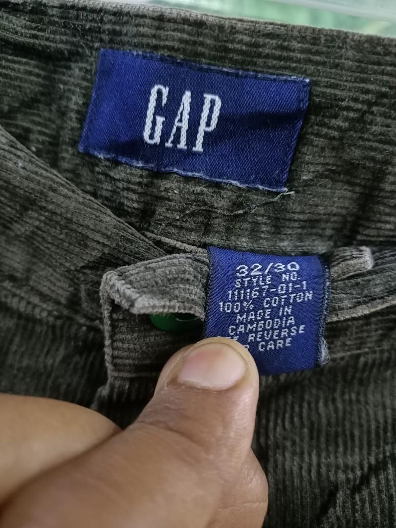 Gap GAP Corduroy Cargo Pant Size US 33 - 9 Thumbnail