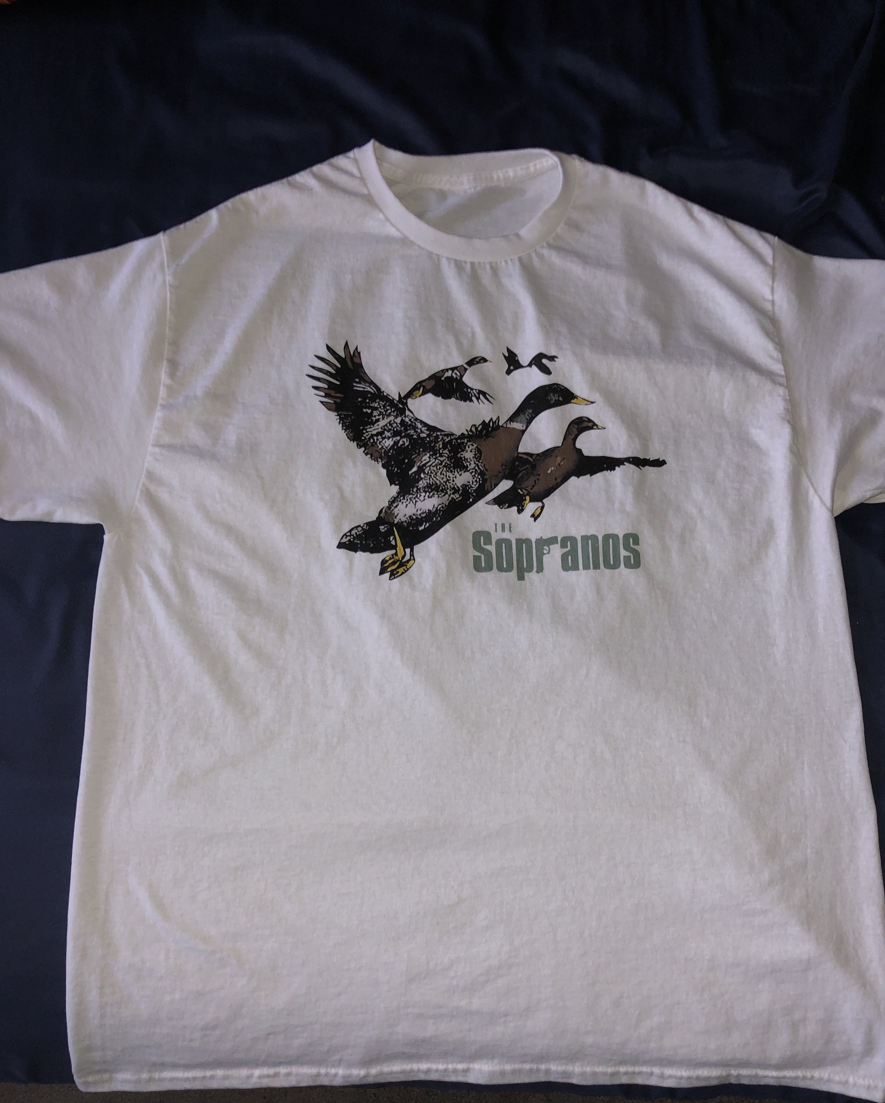 VINTAGE RARE The Sopranos Shirt Ducks