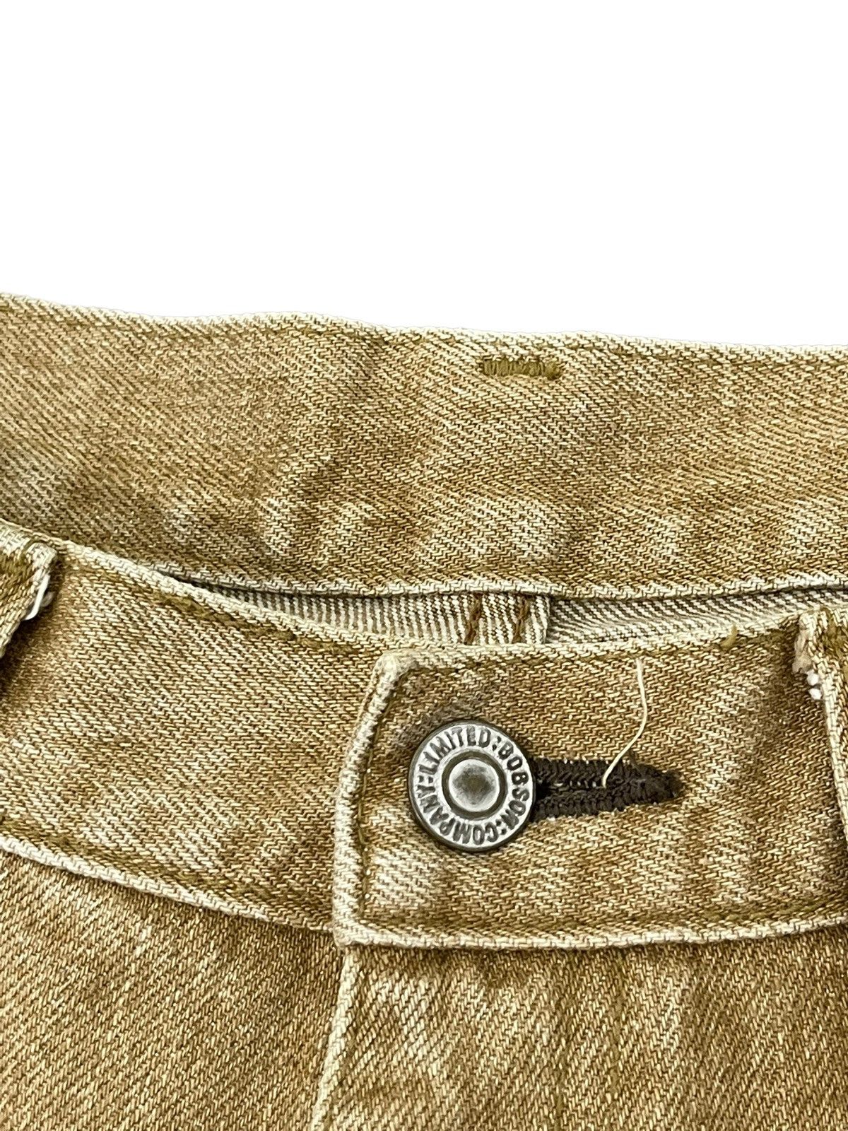 Japanese Brand Flare Jeans Bobson Distressed Denim Boot Cut 4🟦4 Size US 31 - 10 Thumbnail