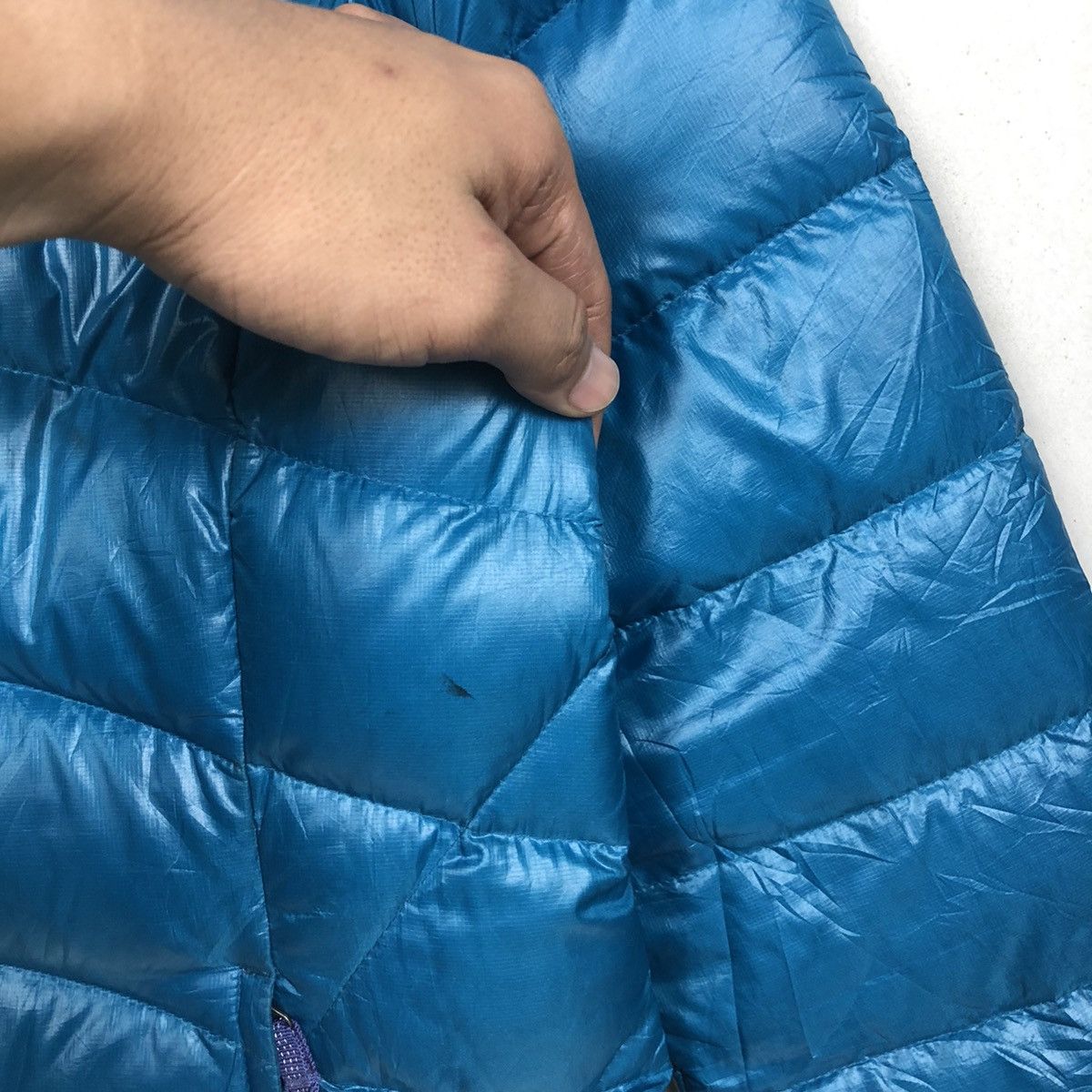 Patagonia Vintage Patagonia Puffer Down Blue Jacket Hoodies Size XXL / US 16-18 / IT 52-54 - 8 Thumbnail