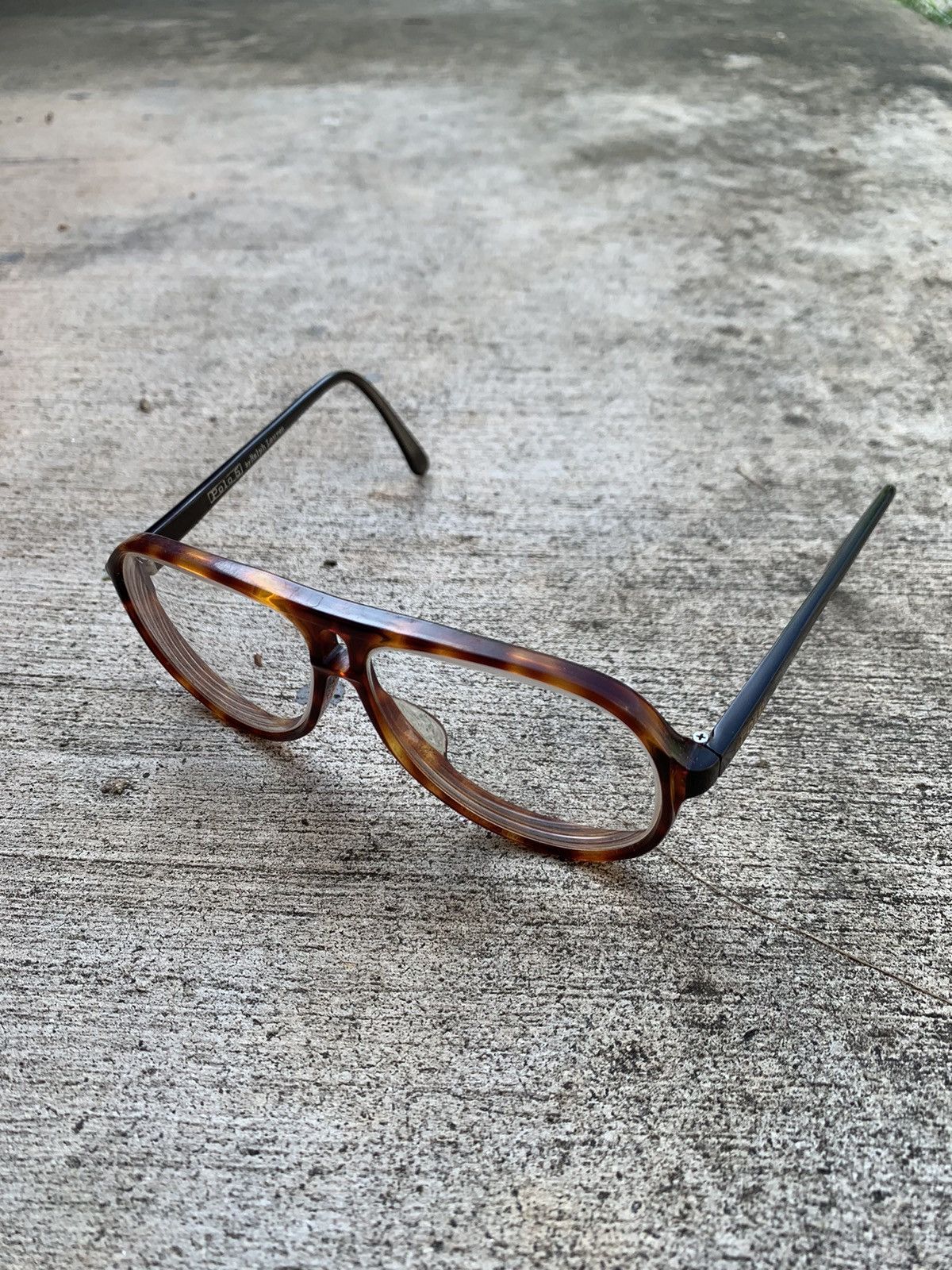 Polo Ralph Lauren 1980s POLO 5 RALPH LAUREN 56.11-140 TORTOISESHELL SUNGLASSES Size ONE SIZE - 3 Thumbnail