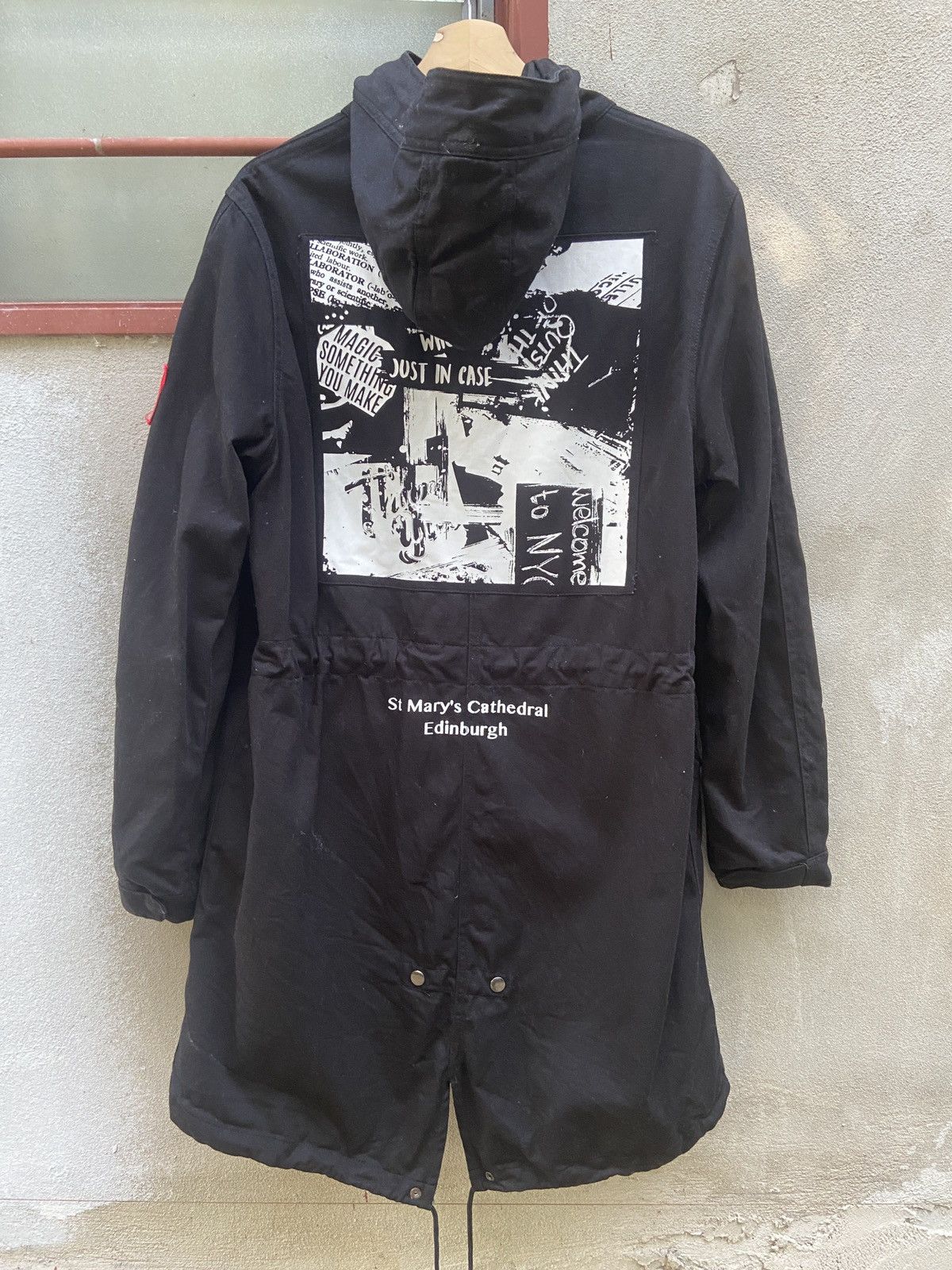 Japanese Brand Semantic Design Black Fishtail Parka Size US XL / EU 56 / 4 - 2 Thumbnail