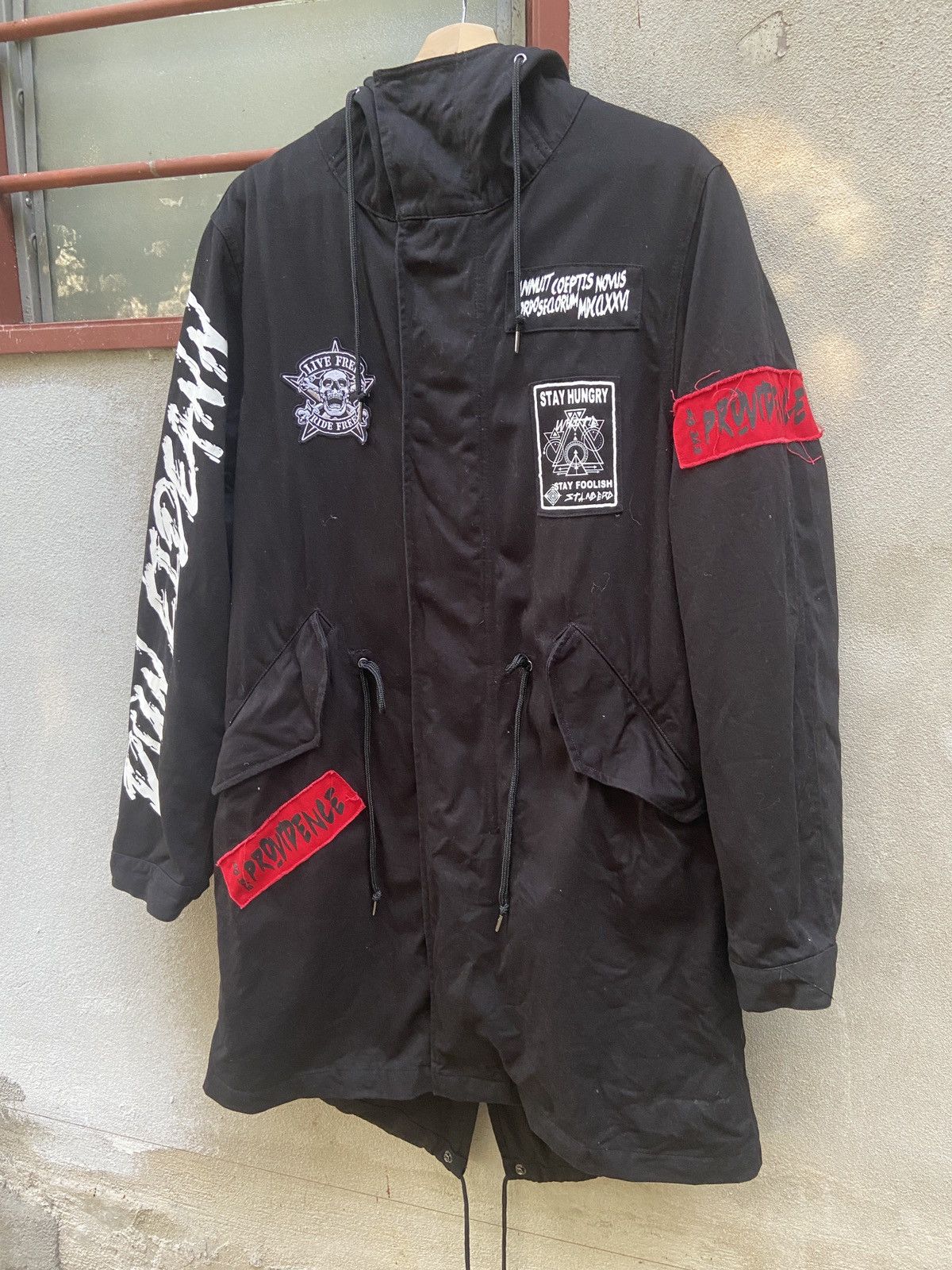 Japanese Brand Semantic Design Black Fishtail Parka Size US XL / EU 56 / 4 - 4 Thumbnail