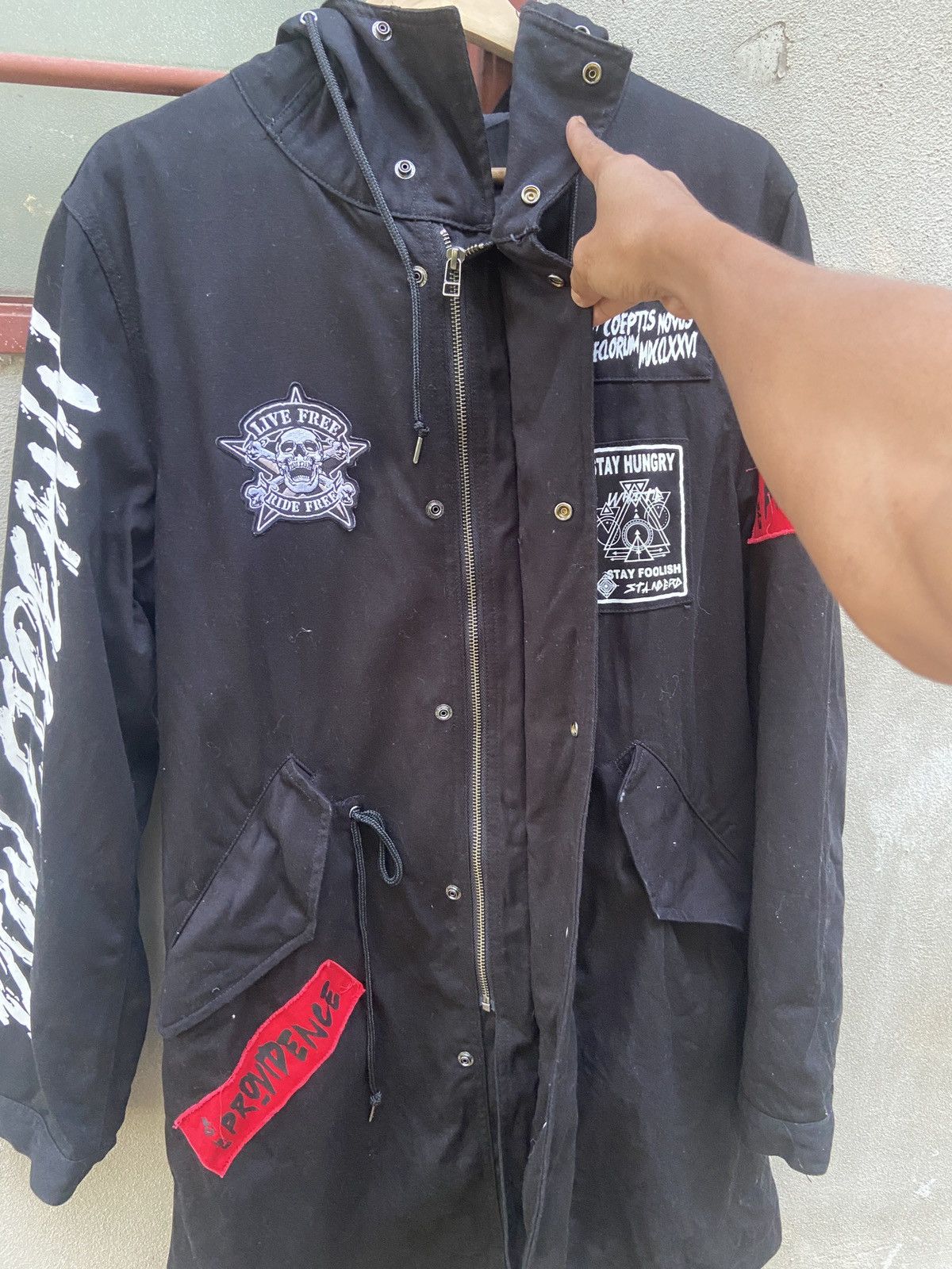 Japanese Brand Semantic Design Black Fishtail Parka Size US XL / EU 56 / 4 - 7 Thumbnail