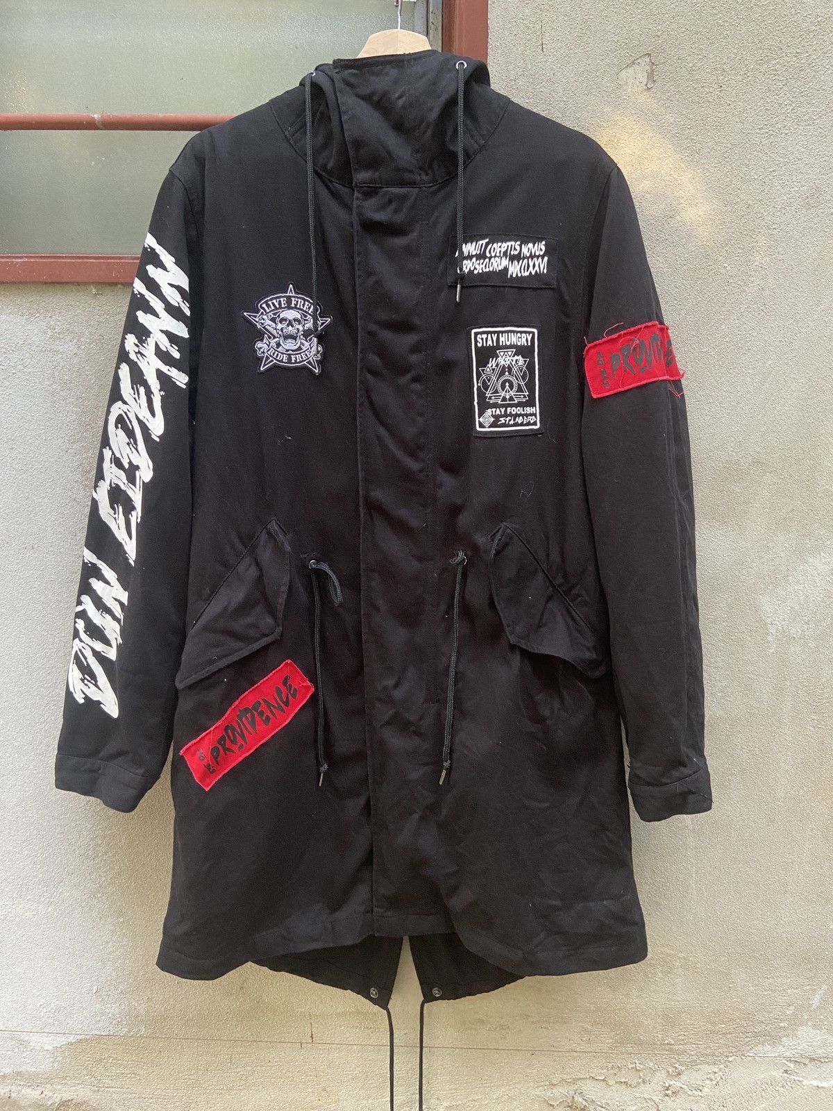 Japanese Brand Semantic Design Black Fishtail Parka Size US XL / EU 56 / 4 - 1 Thumbnail