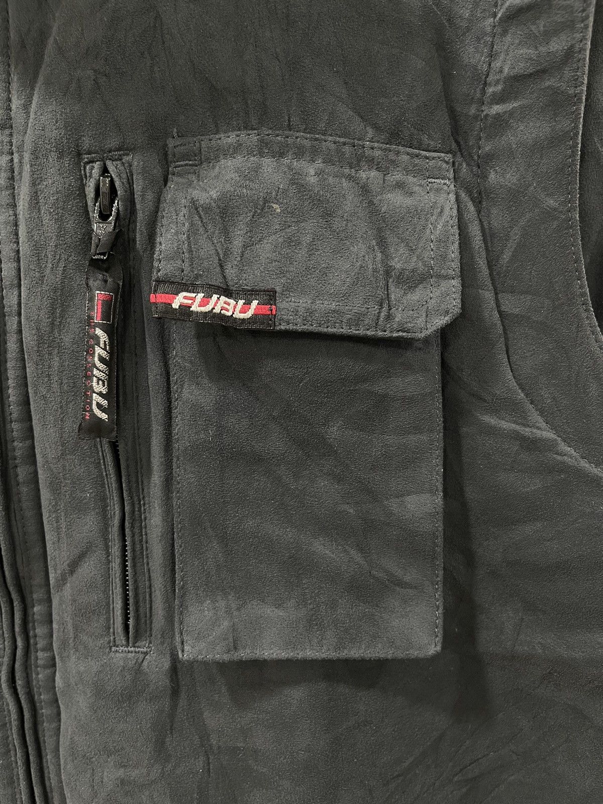Fubu 90s❗️FUBU FOR US BY US VELVET HEAVY VEST MULTIPOCKET Size US L / EU 52-54 / 3 - 6 Thumbnail