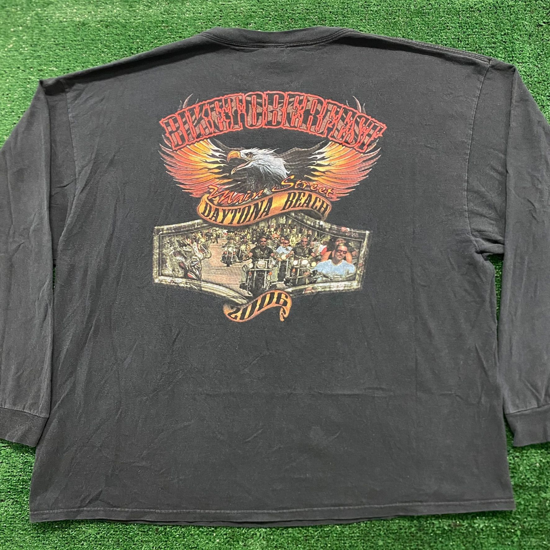 Vintage Daytona Bike Week Vintage Biker T-Shirt Size US XXL / EU 58 / 5 - 3 Thumbnail