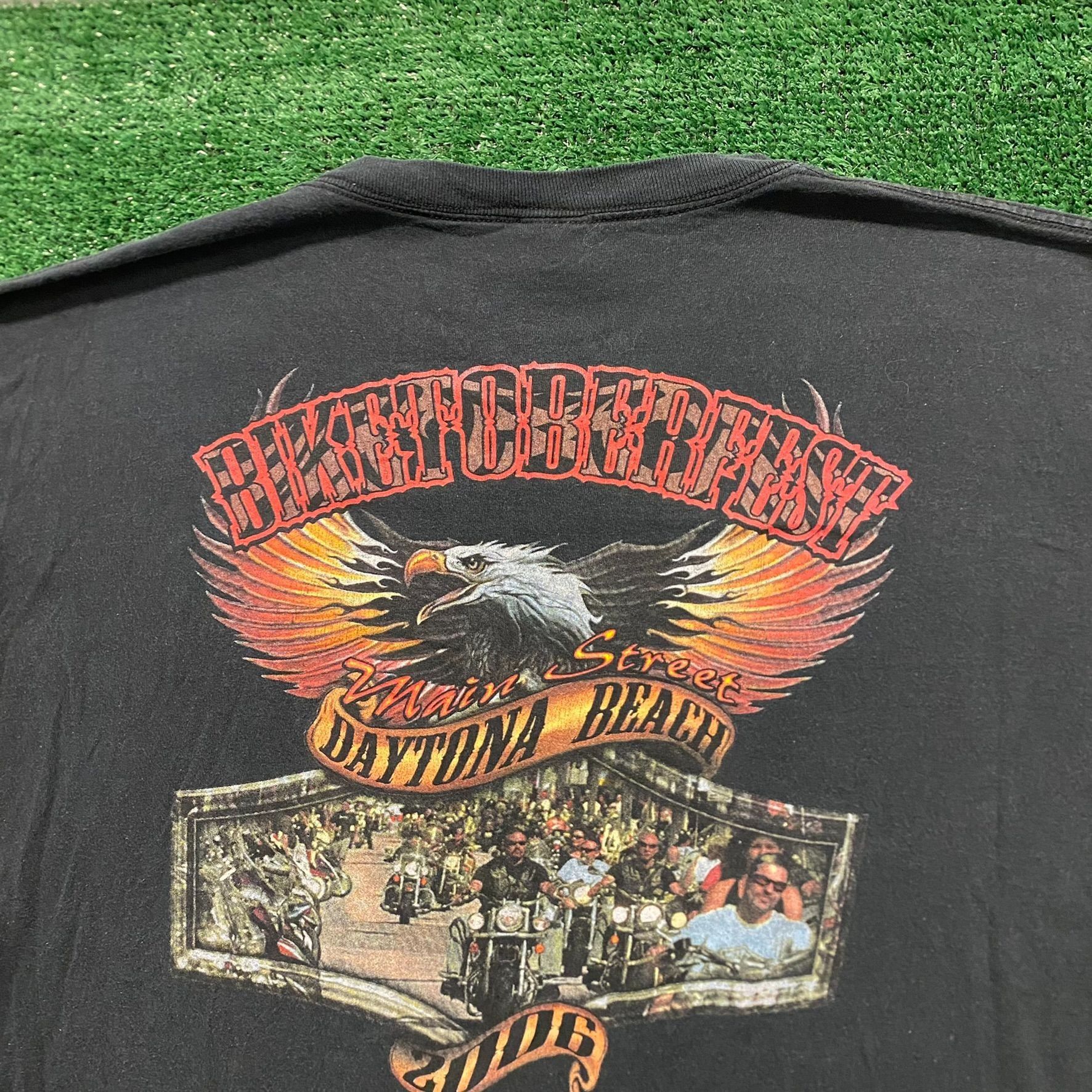 Vintage Daytona Bike Week Vintage Biker T-Shirt Size US XXL / EU 58 / 5 - 4 Thumbnail