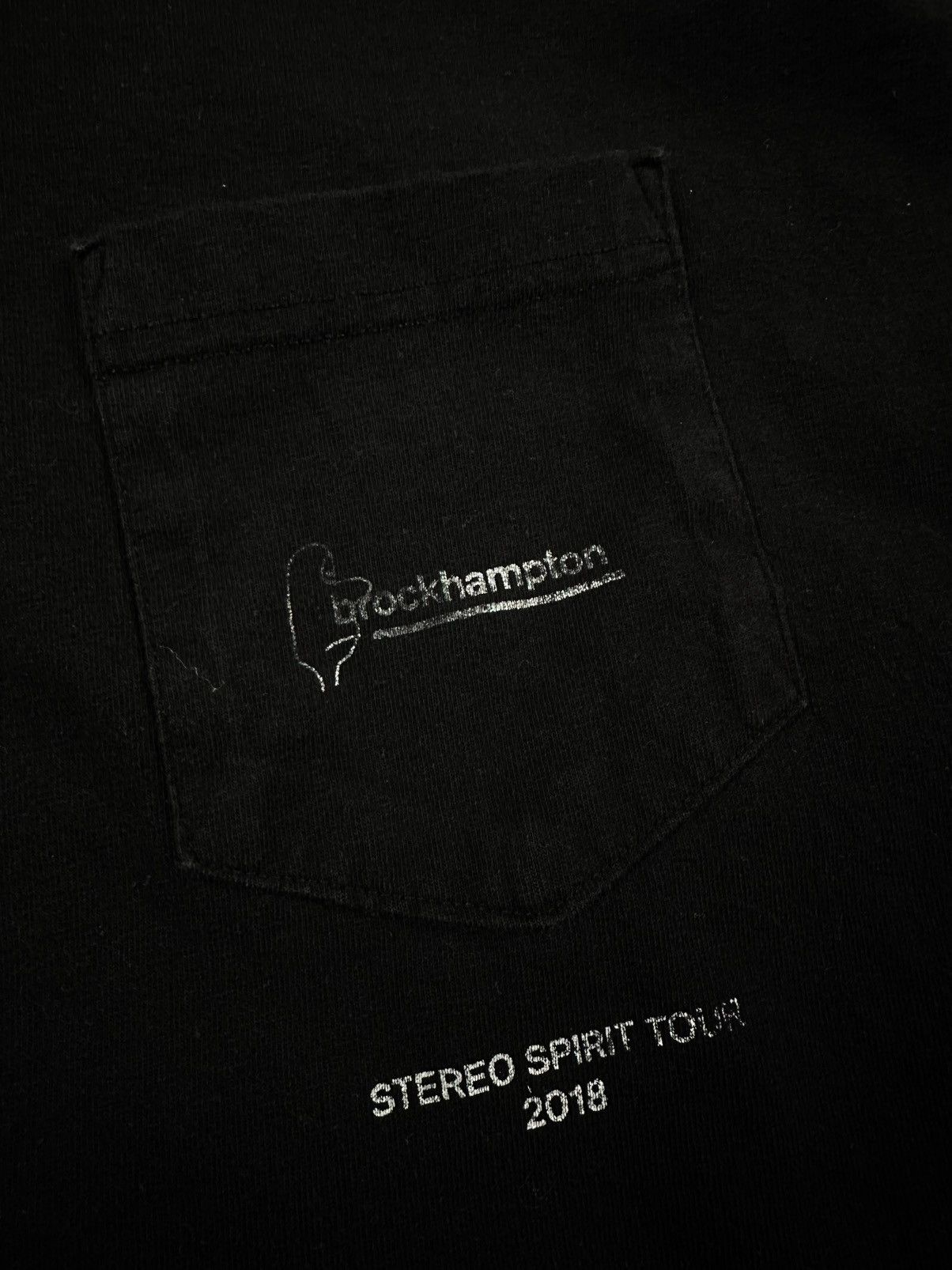 Brockhampton Brockhampton Stereo Sound Black Pocket Tee Sz. Large Size US L / EU 52-54 / 3 - 4 Thumbnail