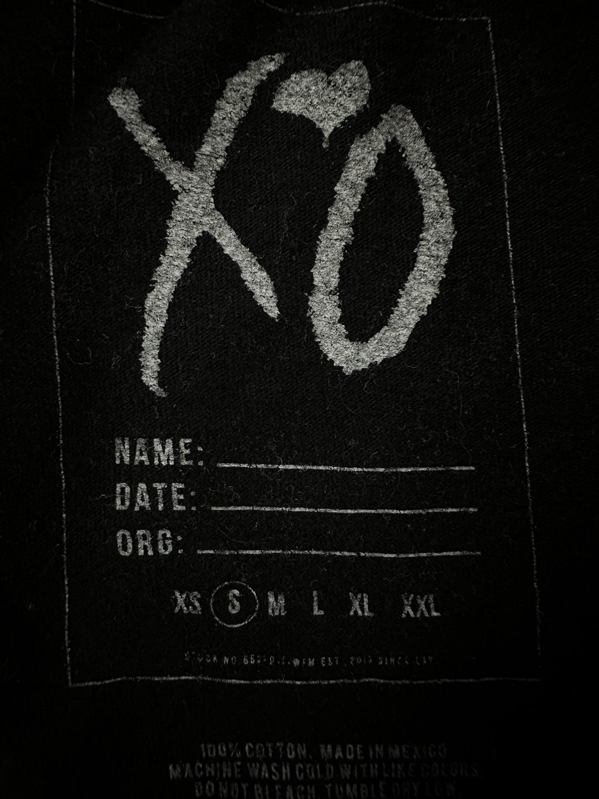 The Weeknd × XO The Weeknd Black "My Dear Melancholy" Portrait Tee Sz Small Size US S / EU 44-46 / 1 - 5 Thumbnail