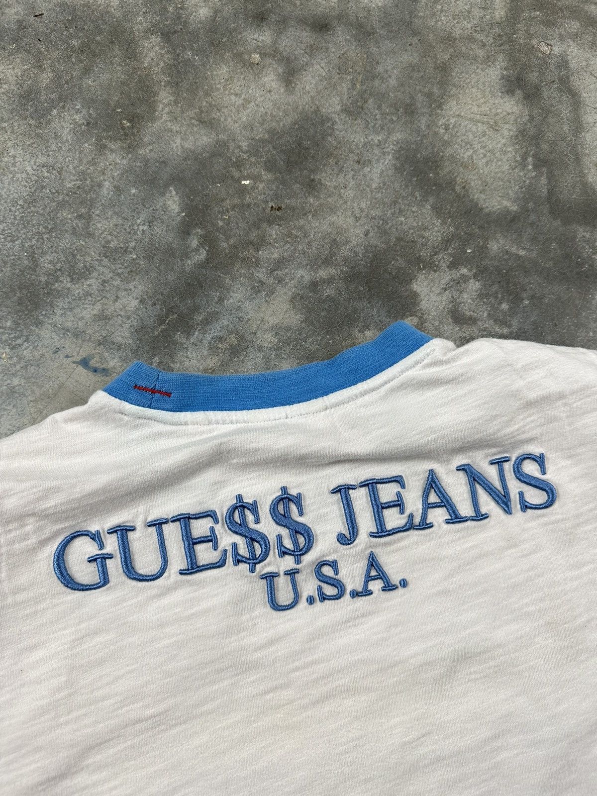 A$AP Rocky × Guess Guess Jeans x Asap Rocky Striped Ringer Classic Tee Medium Size US M / EU 48-50 / 2 - 4 Thumbnail