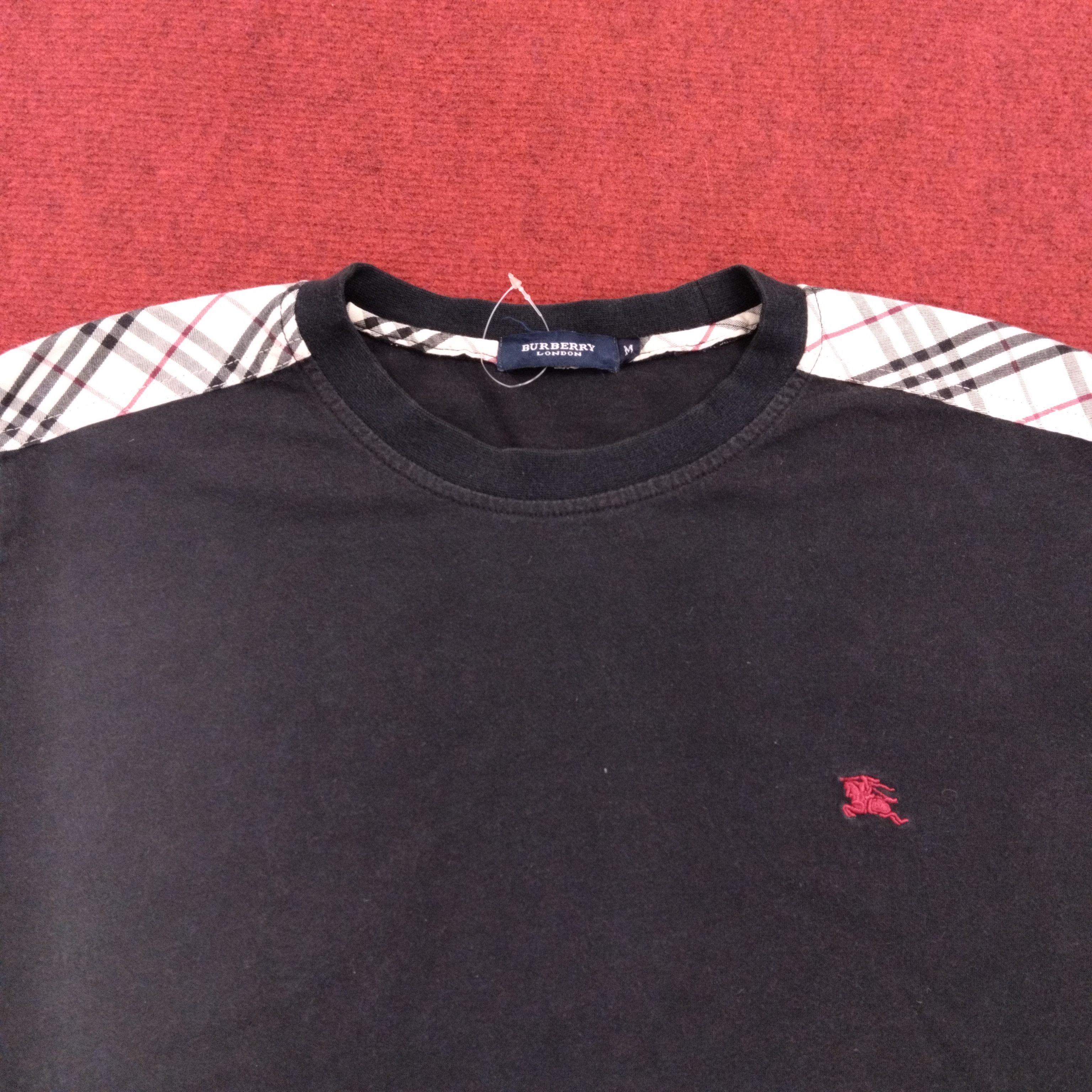 Burberry × Vintage Burberry London Nova Check Long Sleeve T-shirt Size US M / EU 48-50 / 2 - 3 Thumbnail