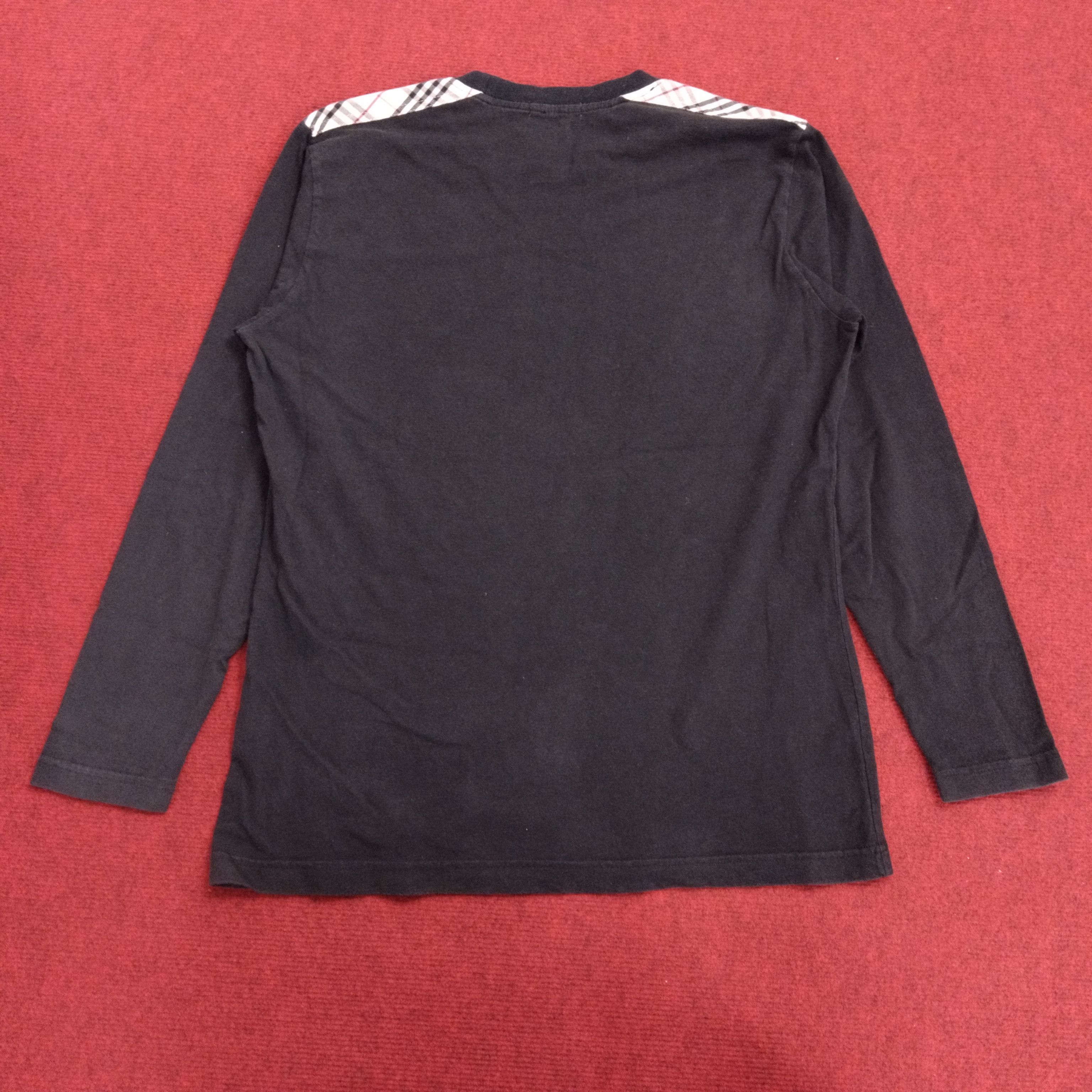 Burberry × Vintage Burberry London Nova Check Long Sleeve T-shirt Size US M / EU 48-50 / 2 - 2 Thumbnail