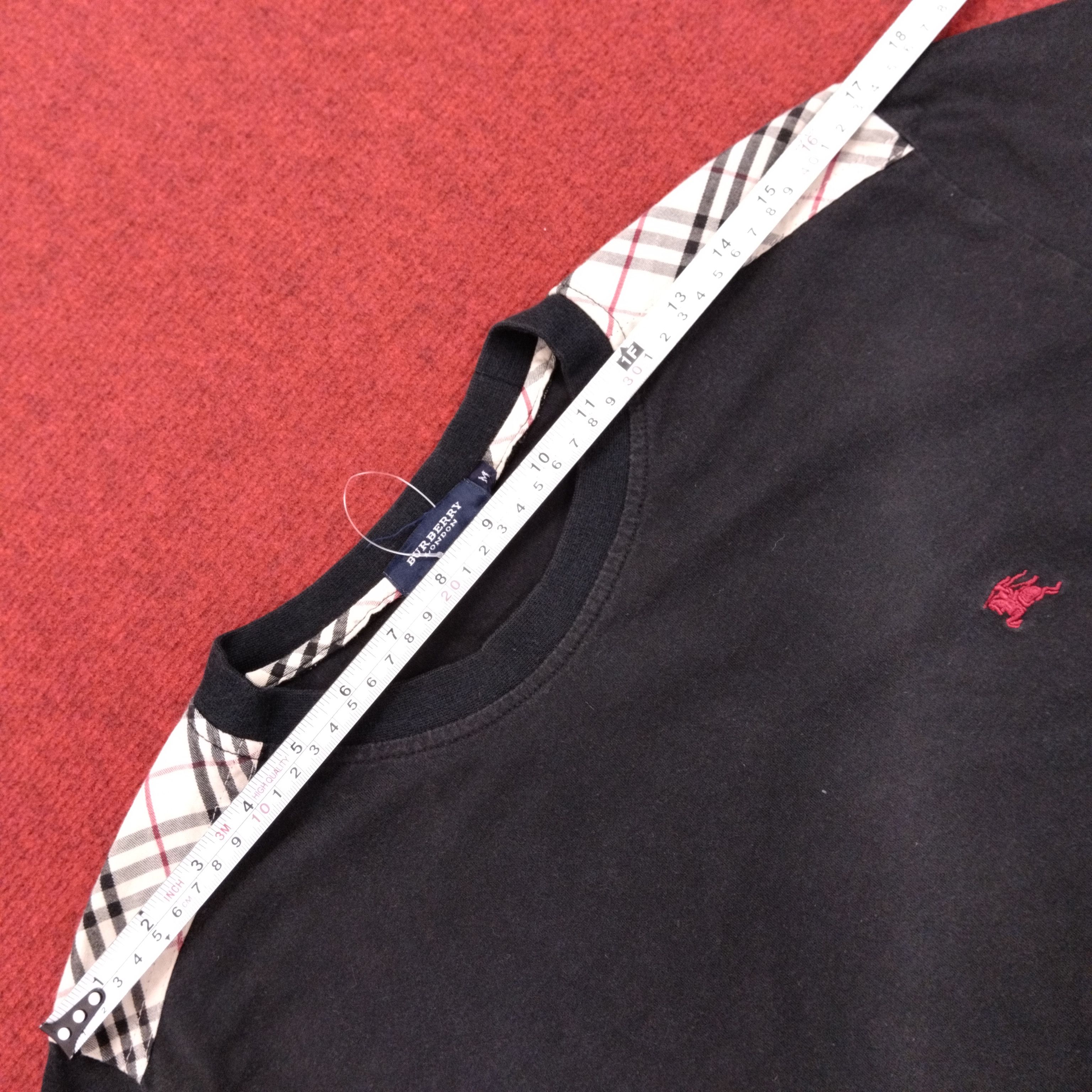 Burberry × Vintage Burberry London Nova Check Long Sleeve T-shirt Size US M / EU 48-50 / 2 - 8 Thumbnail