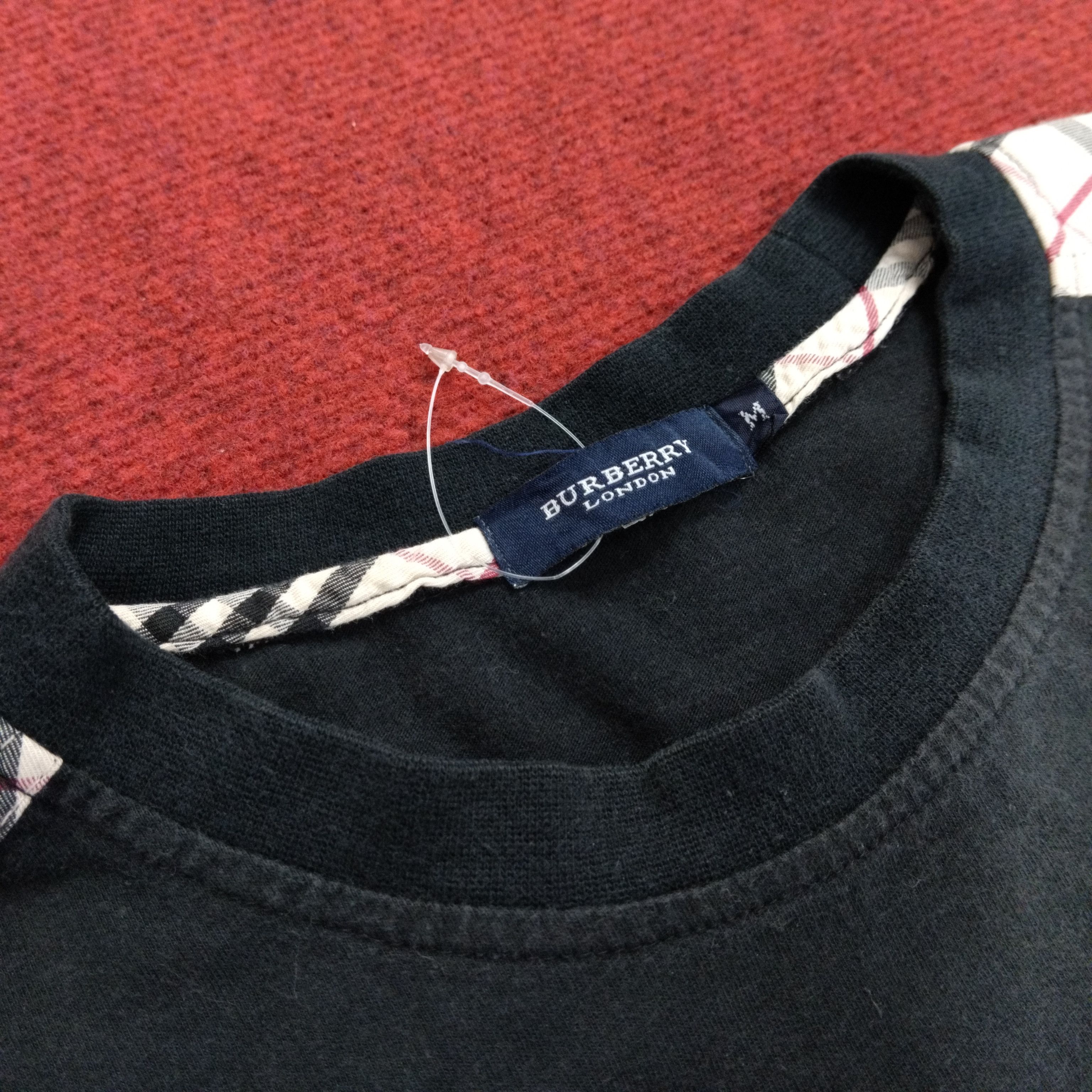 Burberry × Vintage Burberry London Nova Check Long Sleeve T-shirt Size US M / EU 48-50 / 2 - 4 Thumbnail