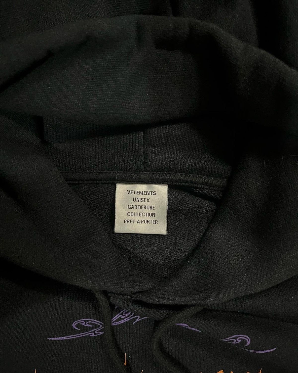 Vetements VETEMENTS FW22 VITAL EXISTENCE HOODIE Size US S / EU 44-46 / 1 - 7 Thumbnail