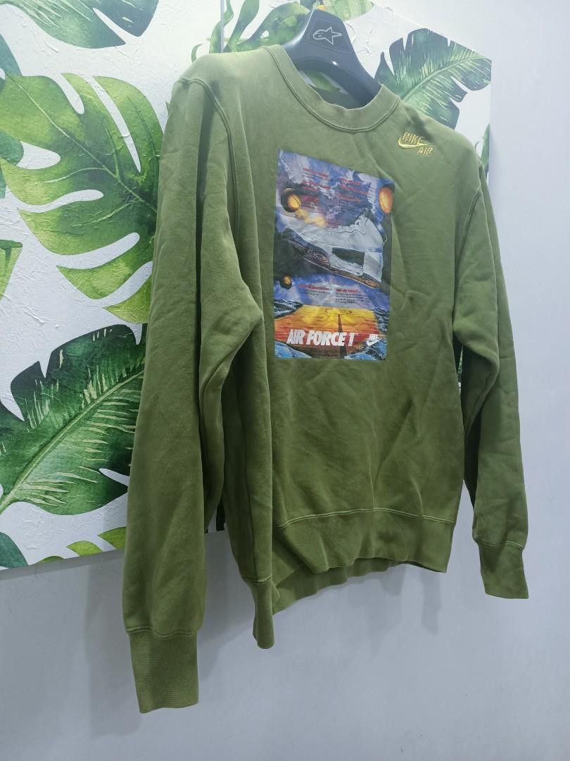 Nike × Vintage Vintage y2k Nike air force 1 crewneck sweatshirt Size US M / EU 48-50 / 2 - 3 Thumbnail