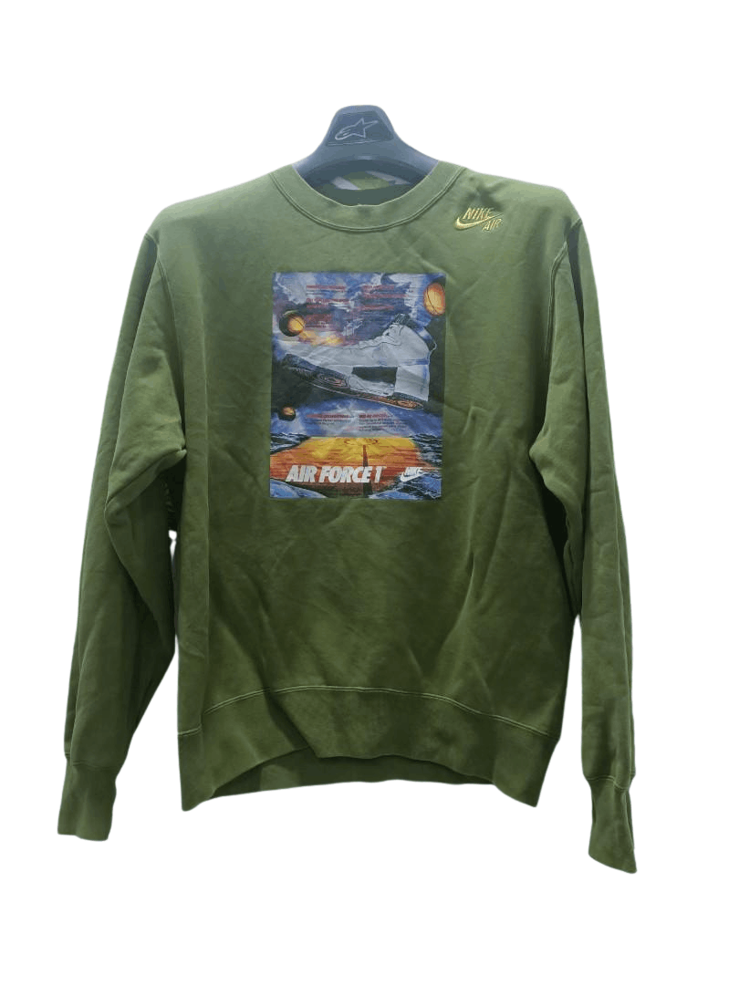 Nike × Vintage Vintage y2k Nike air force 1 crewneck sweatshirt Size US M / EU 48-50 / 2 - 1 Thumbnail
