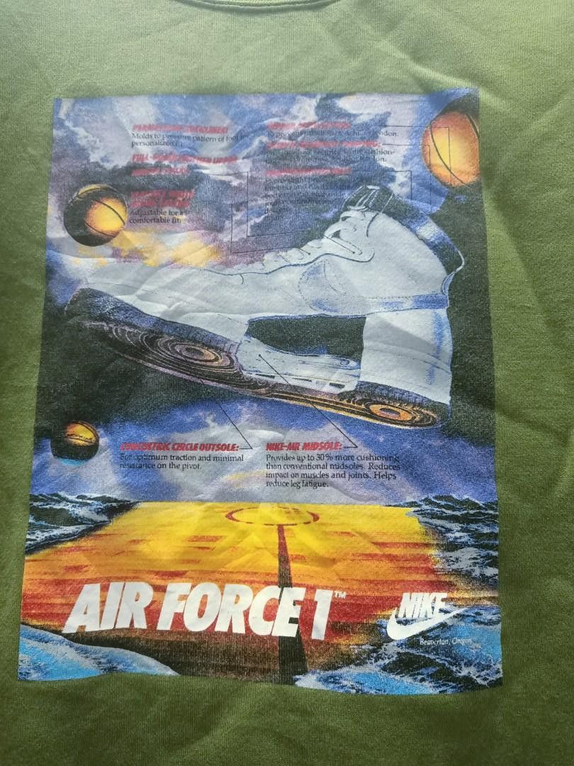 Nike × Vintage Vintage y2k Nike air force 1 crewneck sweatshirt Size US M / EU 48-50 / 2 - 2 Thumbnail