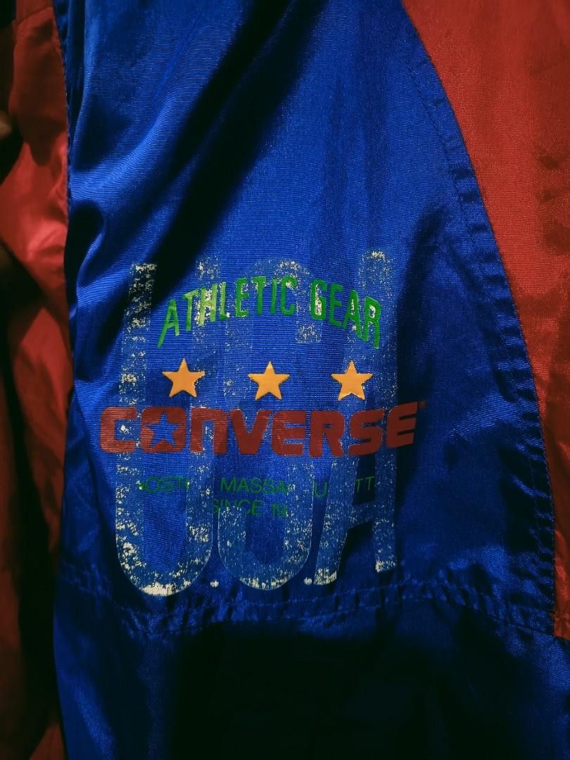 Converse × Vintage Vintage converse usa windbreaker jacket Size US L / EU 52-54 / 3 - 3 Thumbnail