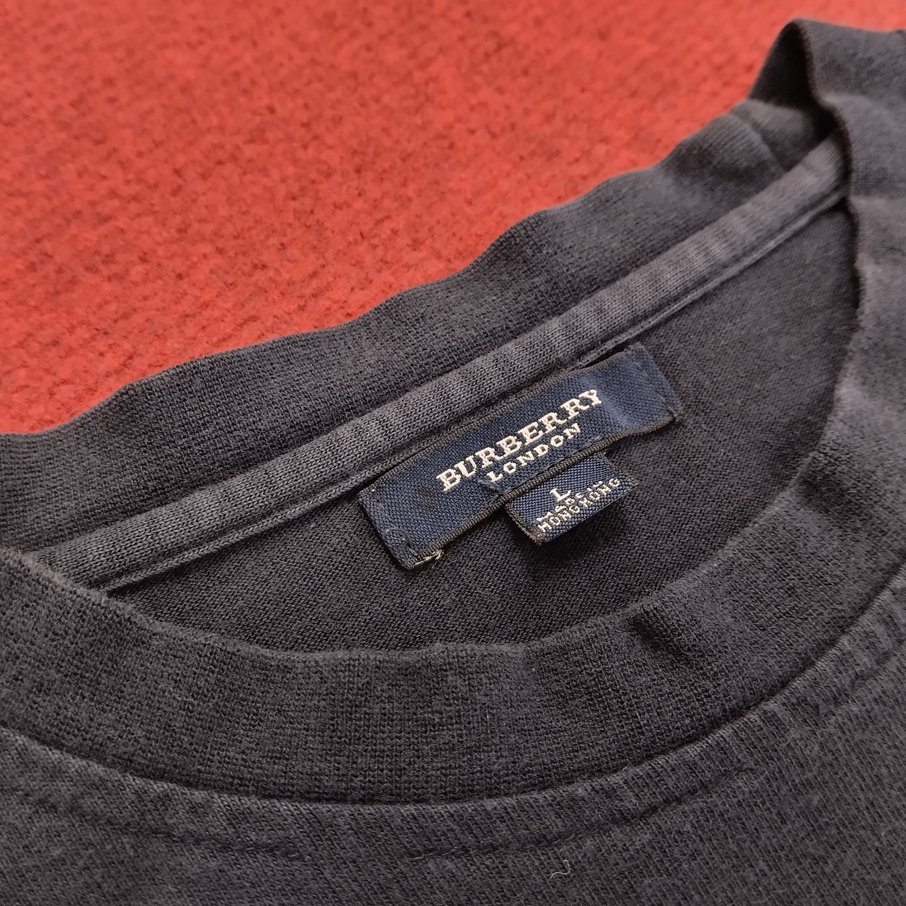 Burberry × Vintage Burberry London Nova Check Long Sleeve Tshirt Size US L / EU 52-54 / 3 - 3 Thumbnail