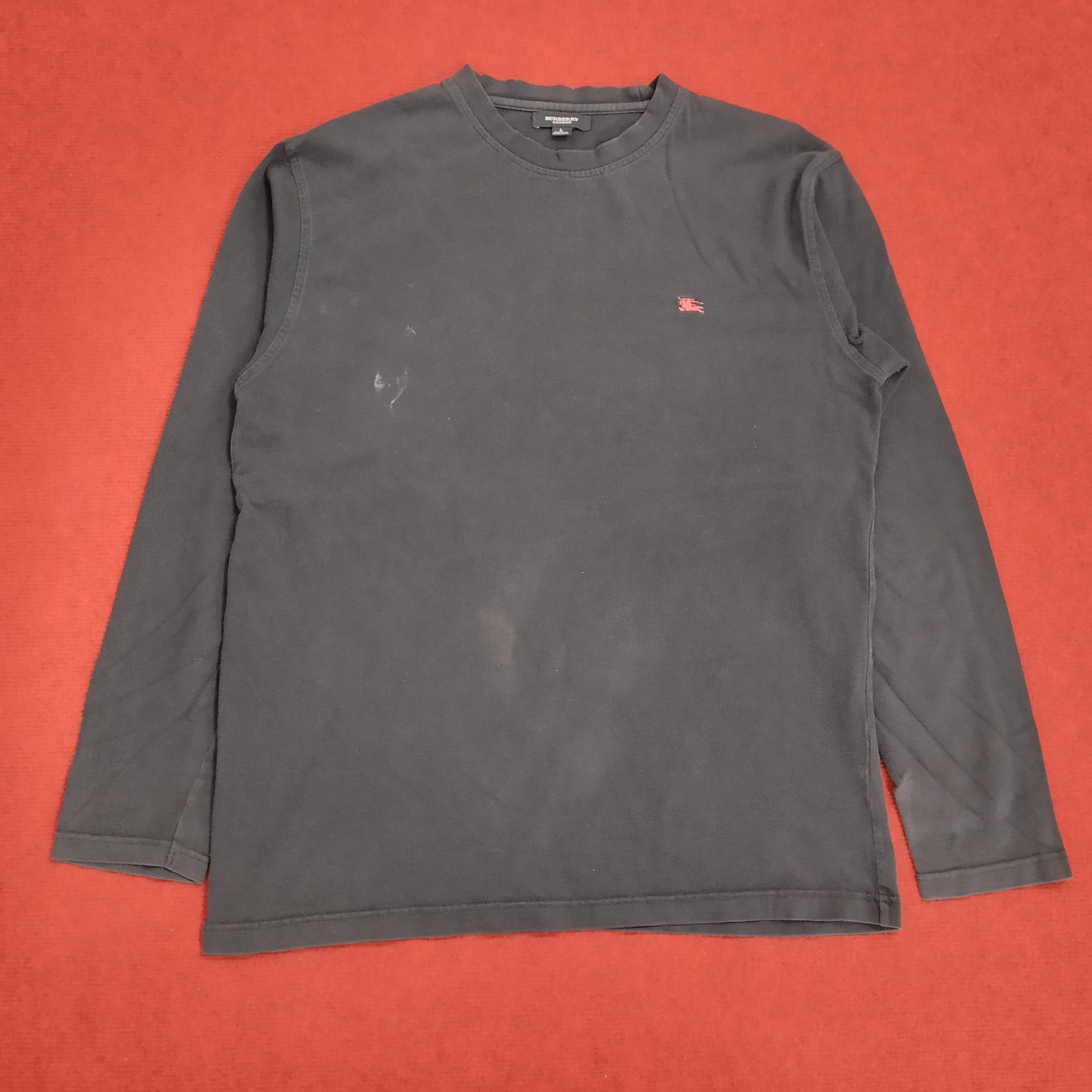 Burberry × Vintage Burberry London Nova Check Long Sleeve Tshirt Size US L / EU 52-54 / 3 - 2 Thumbnail