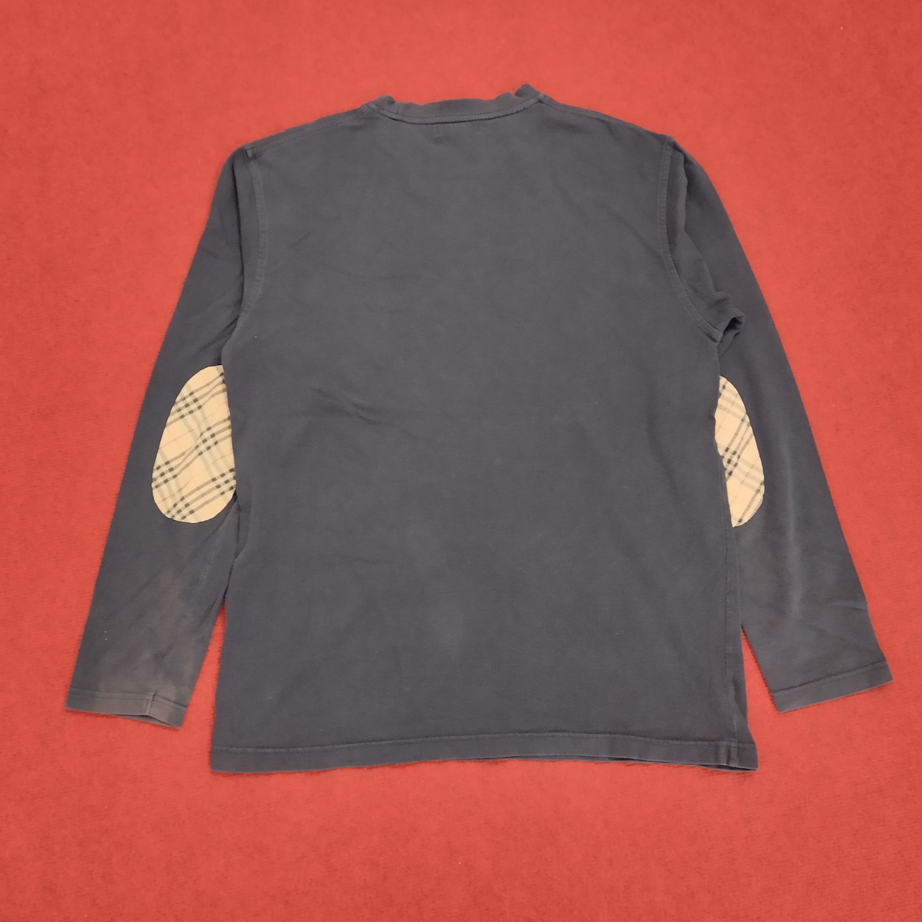 Burberry × Vintage Burberry London Nova Check Long Sleeve Tshirt Size US L / EU 52-54 / 3 - 1 Thumbnail