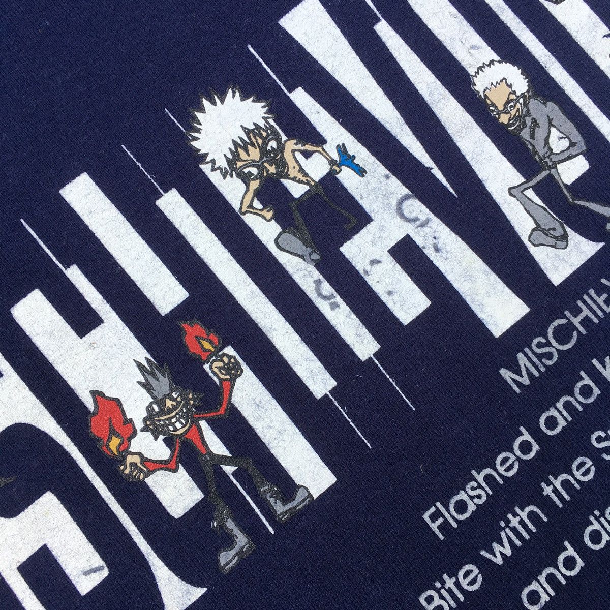 Japanese Brand MISCHIEVOUS T-SHIRT PUNK VERY RARE Size US M / EU 48-50 / 2 - 12 Thumbnail