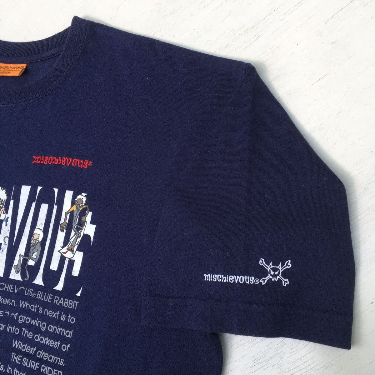 Japanese Brand MISCHIEVOUS T-SHIRT PUNK VERY RARE Size US M / EU 48-50 / 2 - 10 Thumbnail