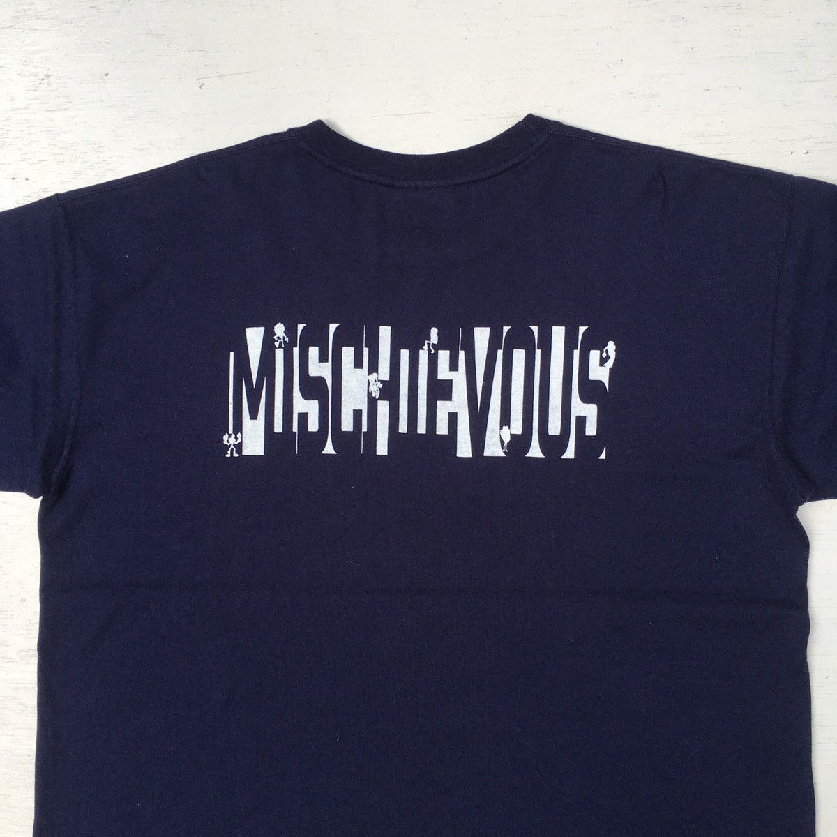Japanese Brand MISCHIEVOUS T-SHIRT PUNK VERY RARE Size US M / EU 48-50 / 2 - 16 Thumbnail