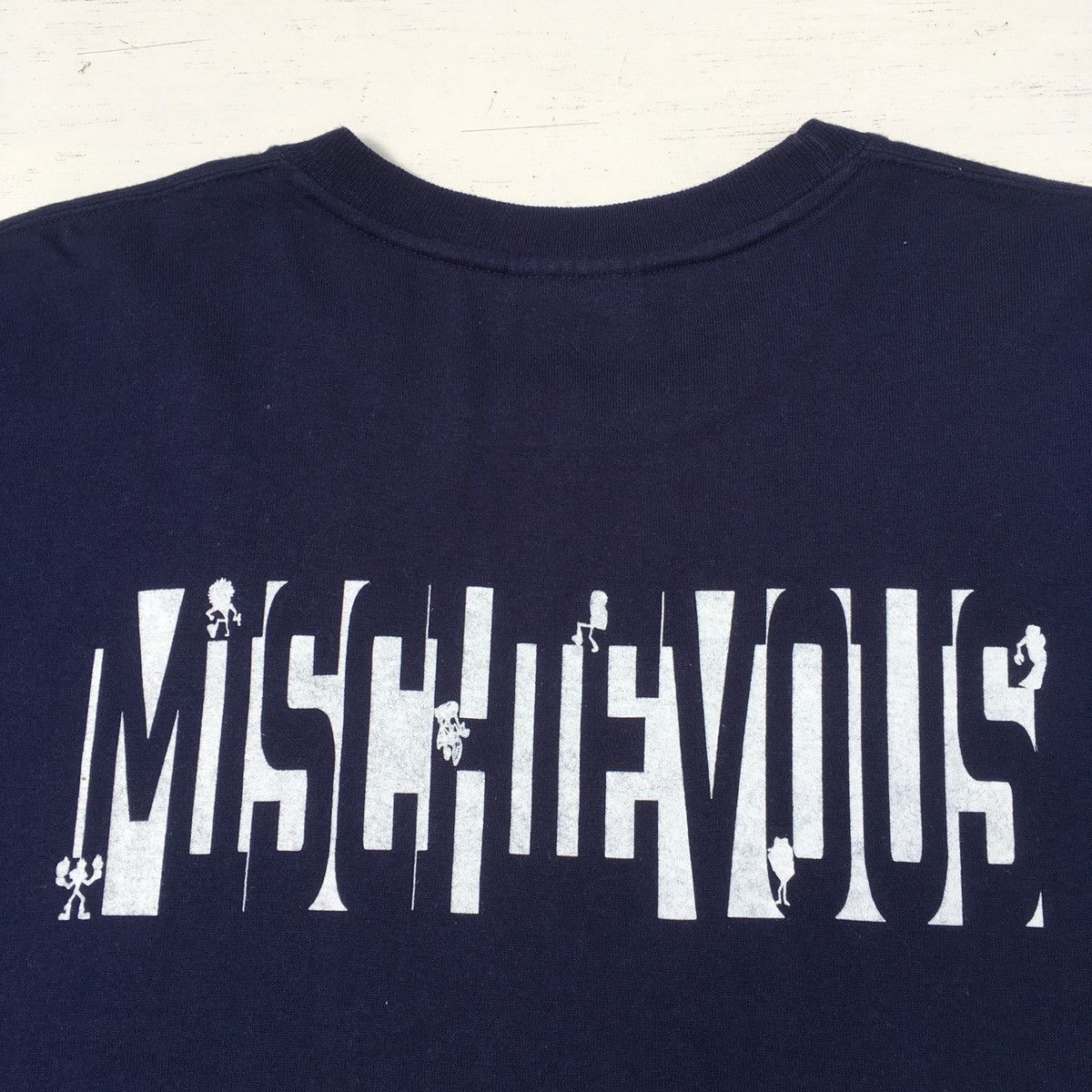 Japanese Brand MISCHIEVOUS T-SHIRT PUNK VERY RARE Size US M / EU 48-50 / 2 - 17 Thumbnail