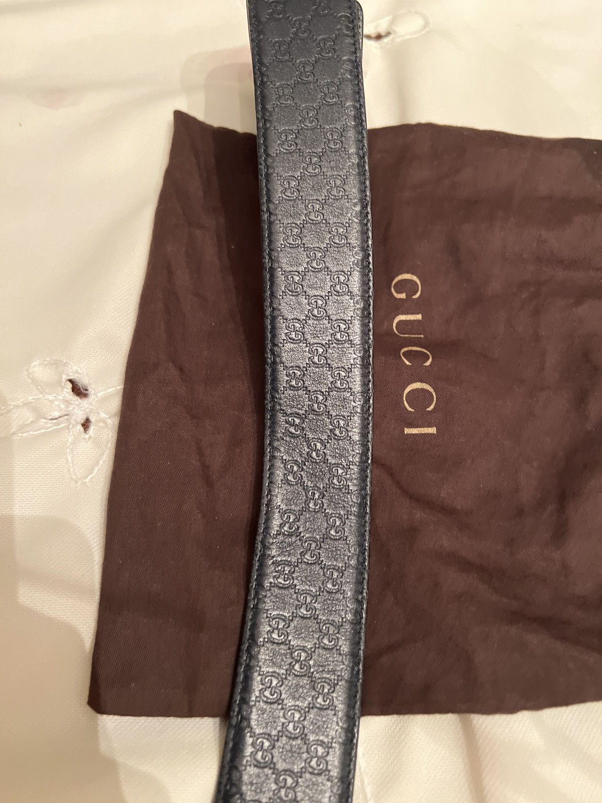 Gucci Gucci Guccissima Leather Belt Size 34 - 5 Preview