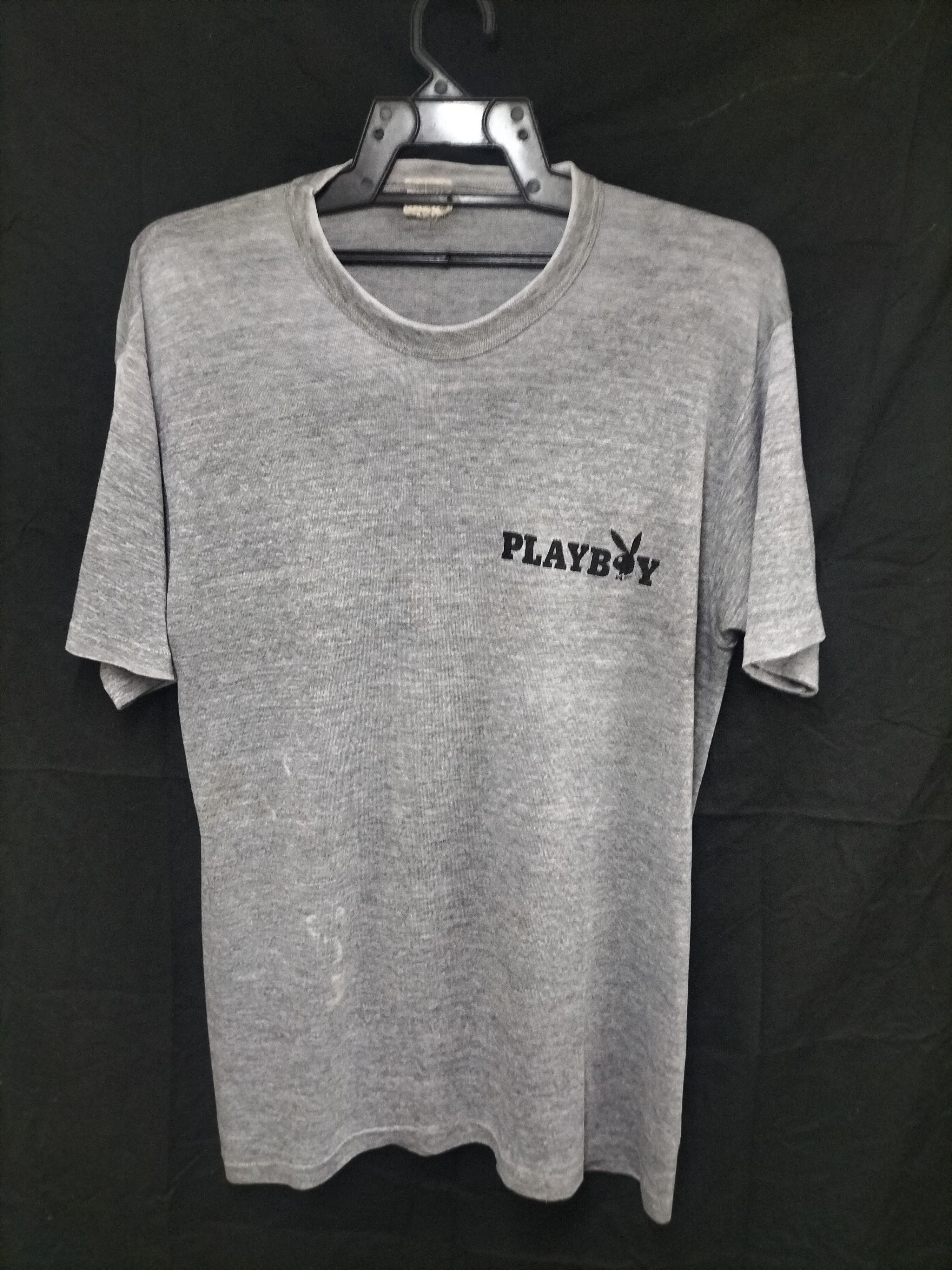 Playboy Vintage 80's playboy 3-blend paperthin shirt Size US L / EU 52-54 / 3 - 1 Thumbnail