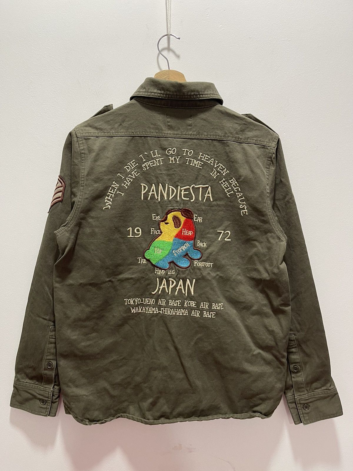 Japanese Brand × Vintage JAPANESE DESIGN PANDIESTA EMBROIDERY SUKAJAN STYLE BUTTON UP Size M / US 6-8 / IT 42-44 - 1 Thumbnail
