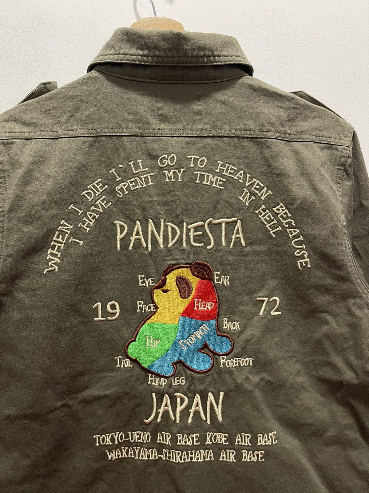 Japanese Brand × Vintage JAPANESE DESIGN PANDIESTA EMBROIDERY SUKAJAN STYLE BUTTON UP Size M / US 6-8 / IT 42-44 - 2 Thumbnail