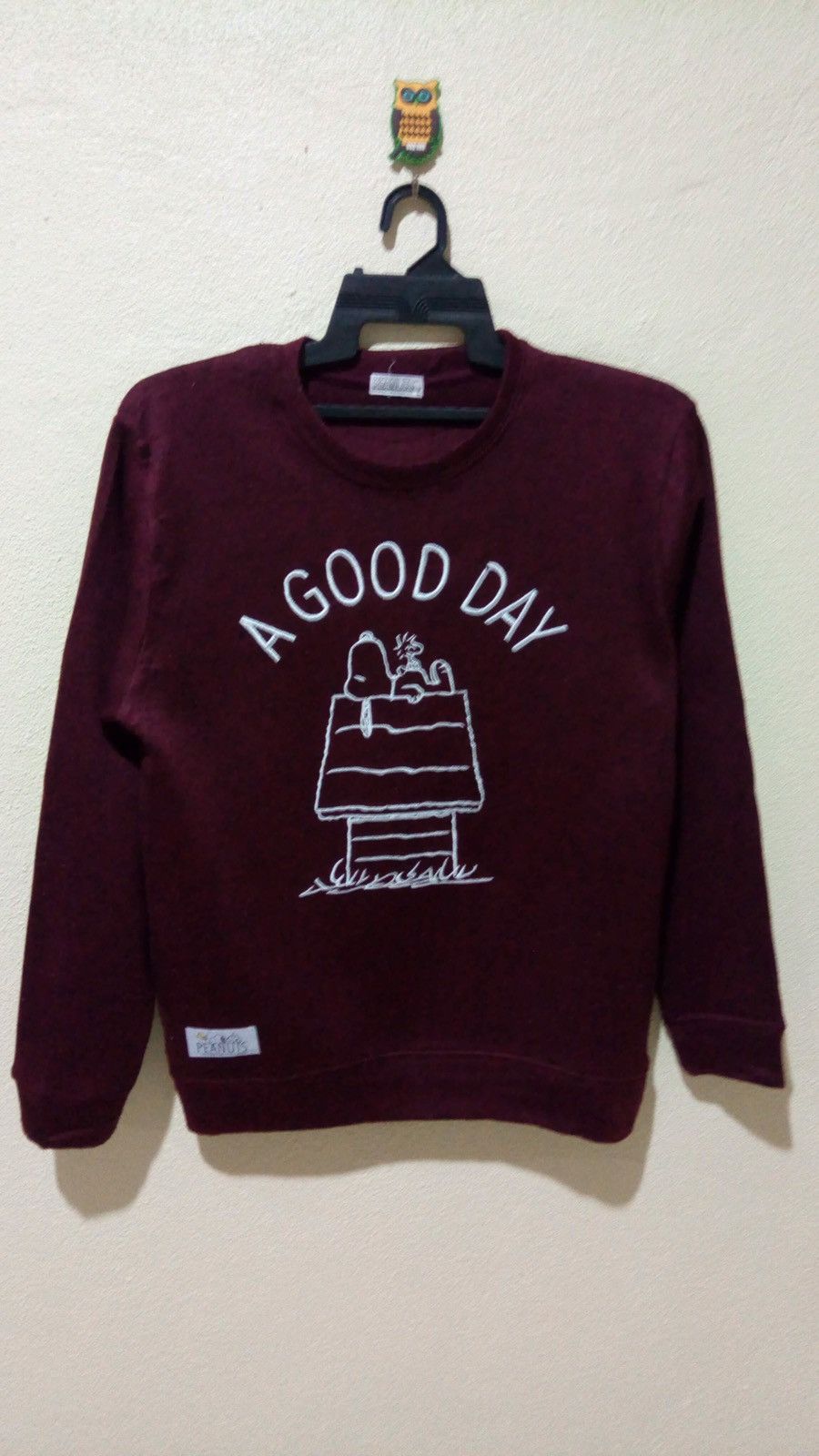 Peanuts × Vintage Peanuts Sweatshirt Spell Out Big Logo size L fits M Size US M / EU 48-50 / 2 - 1 Thumbnail