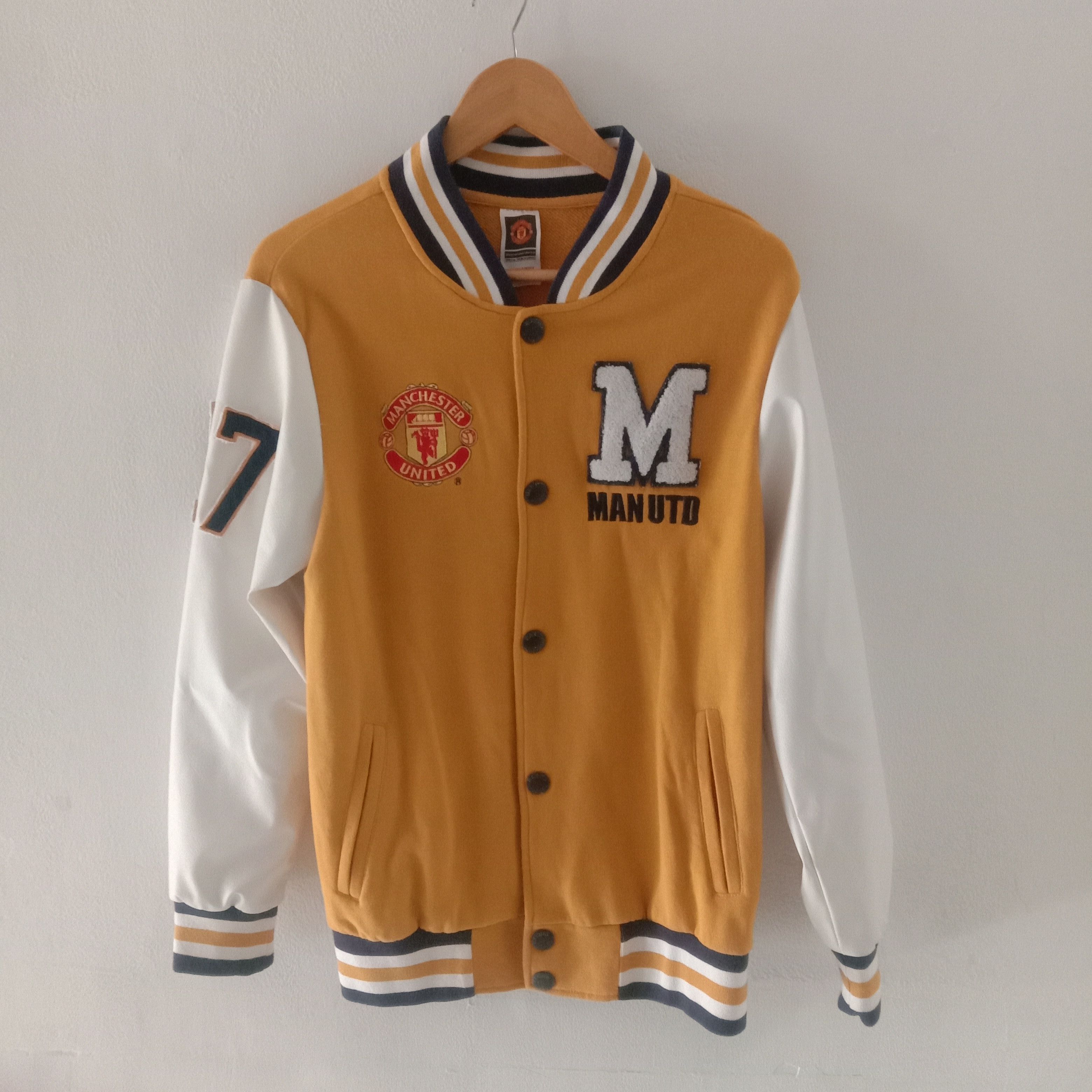 Manchester United Manchester united varsity jacket Grailed