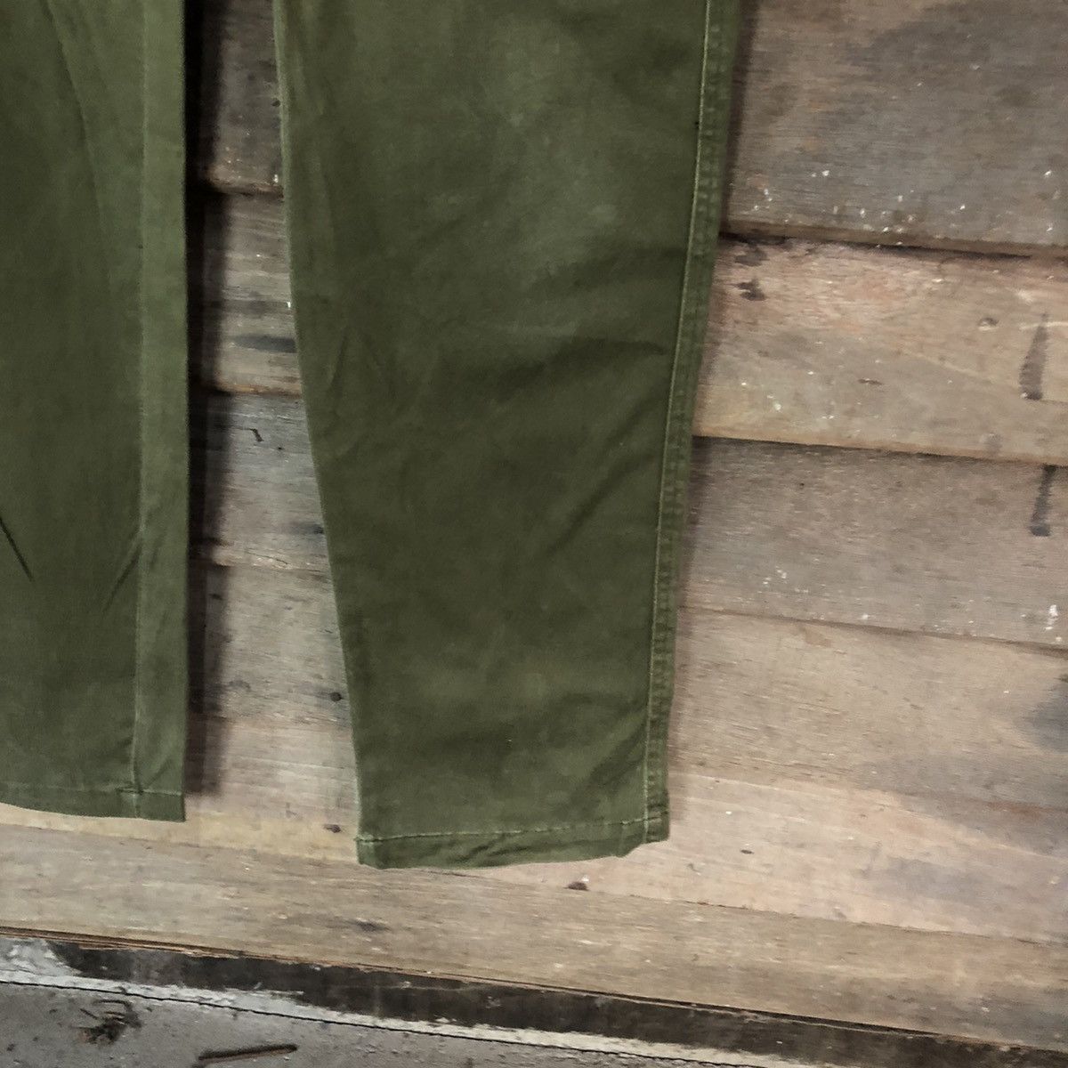 Japanese Brand DL TK Mix Piece Green Cargo Multipocket Pants #1890 Size US 30 / EU 46 - 9 Thumbnail